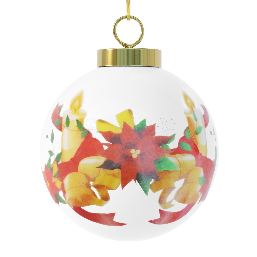 Garden Stroll Christmas Ball Ornament