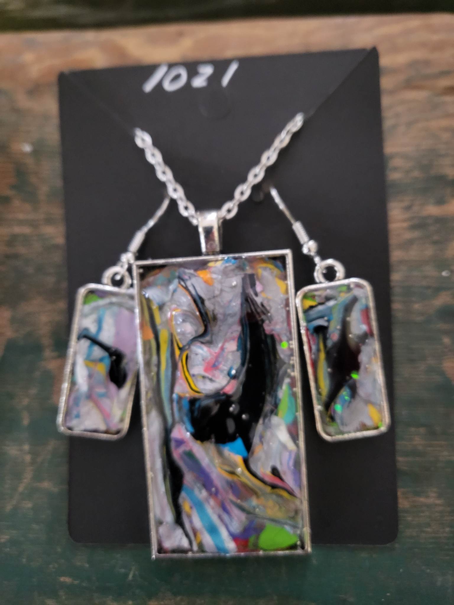 PostPalette™ Pendant & Earring Set - #1021