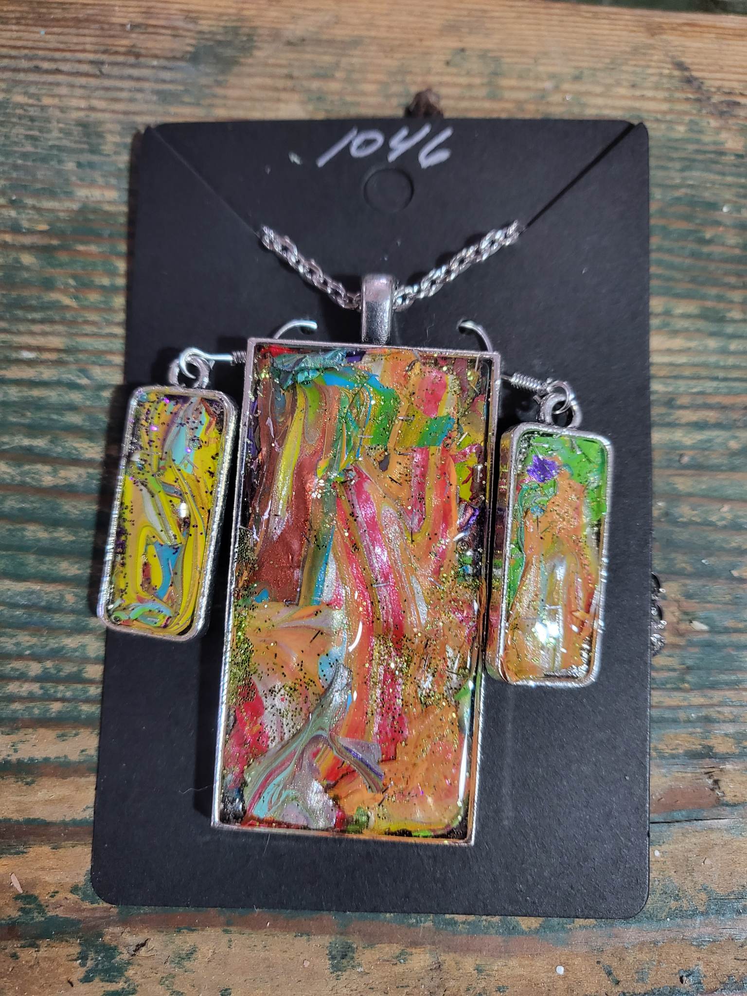 PostPalette™ Pendant & Earring Set - #1046