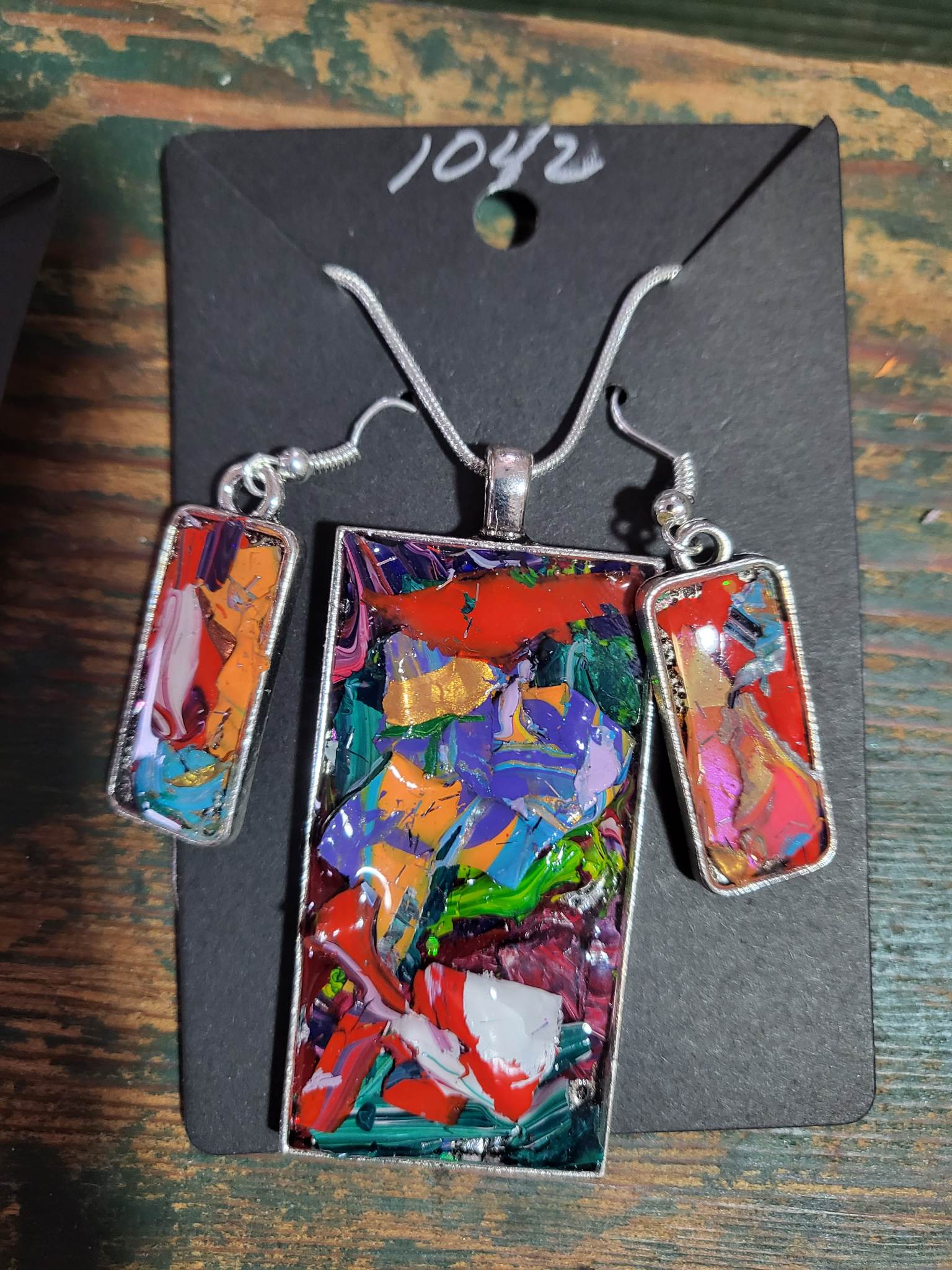 PostPalette™ Pendant & Earring Set - #1042