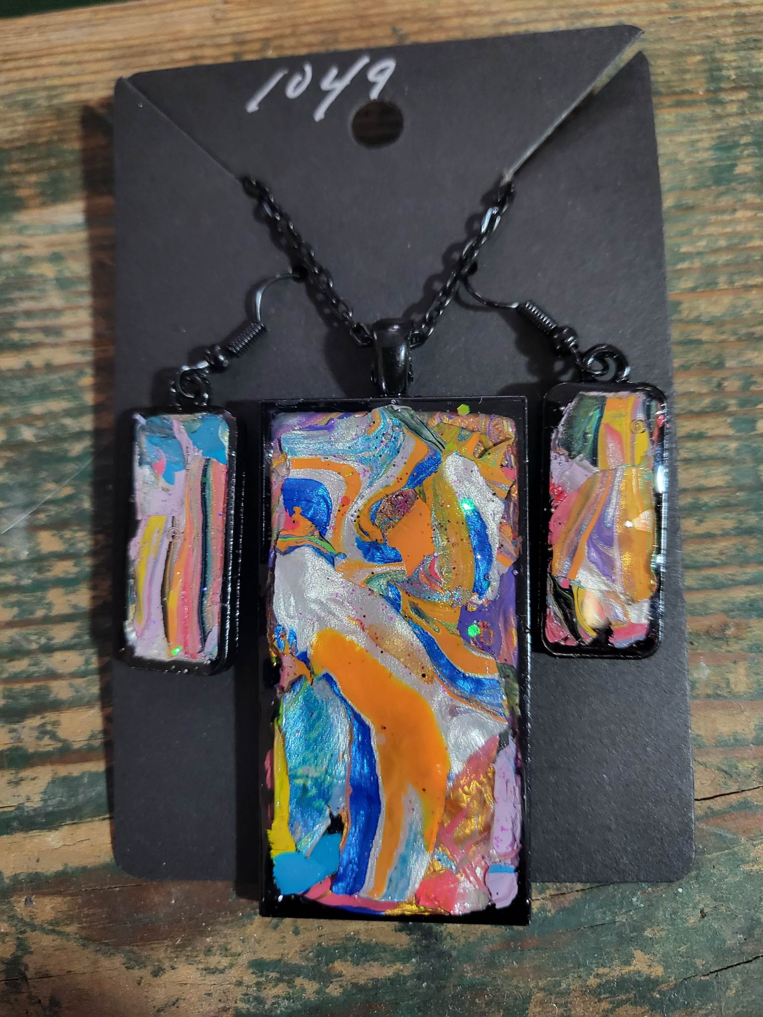 PostPalette™ Pendant & Earring Set - #1049