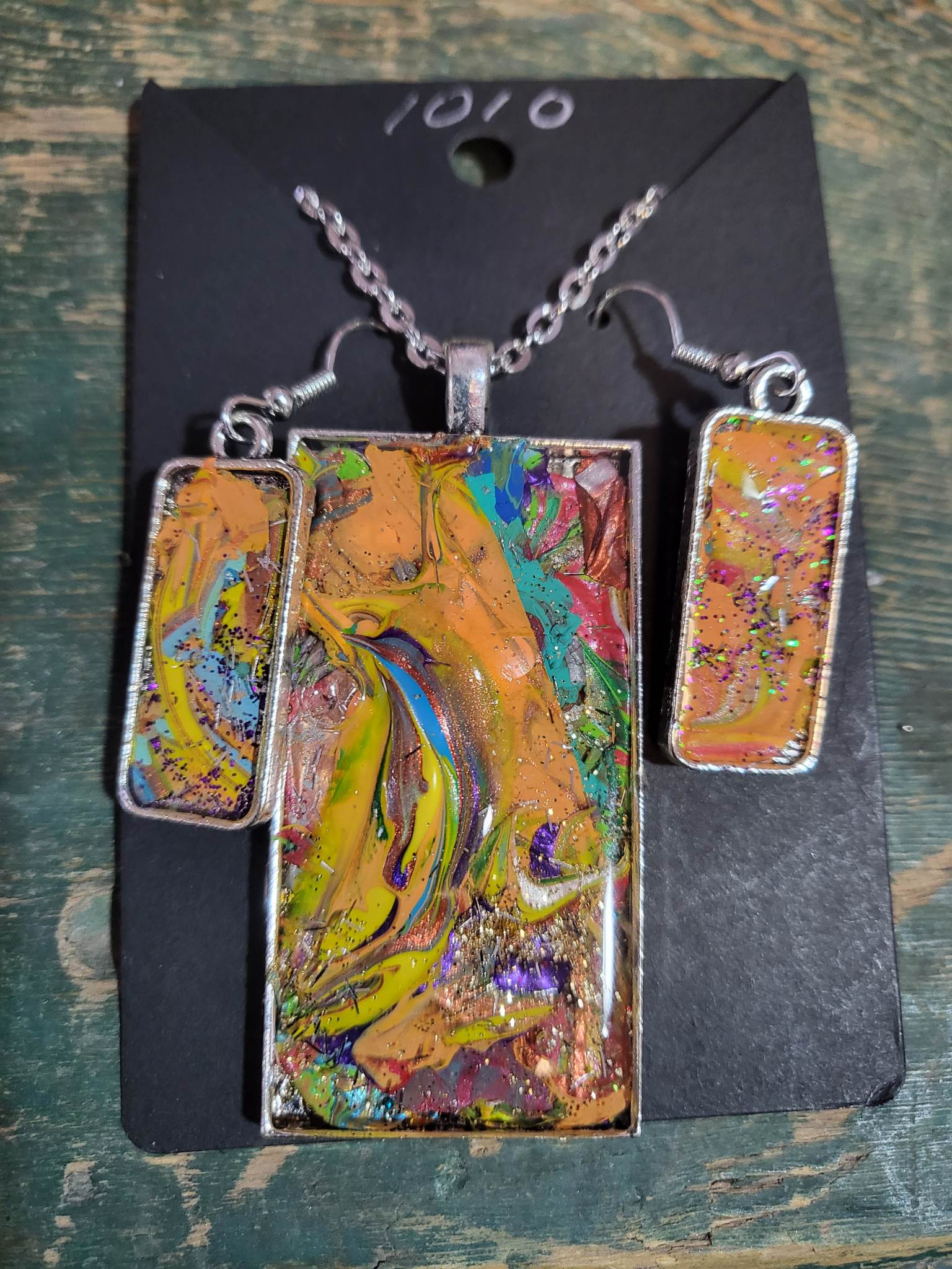 PostPalette™ Pendant & Earring Set - #1010