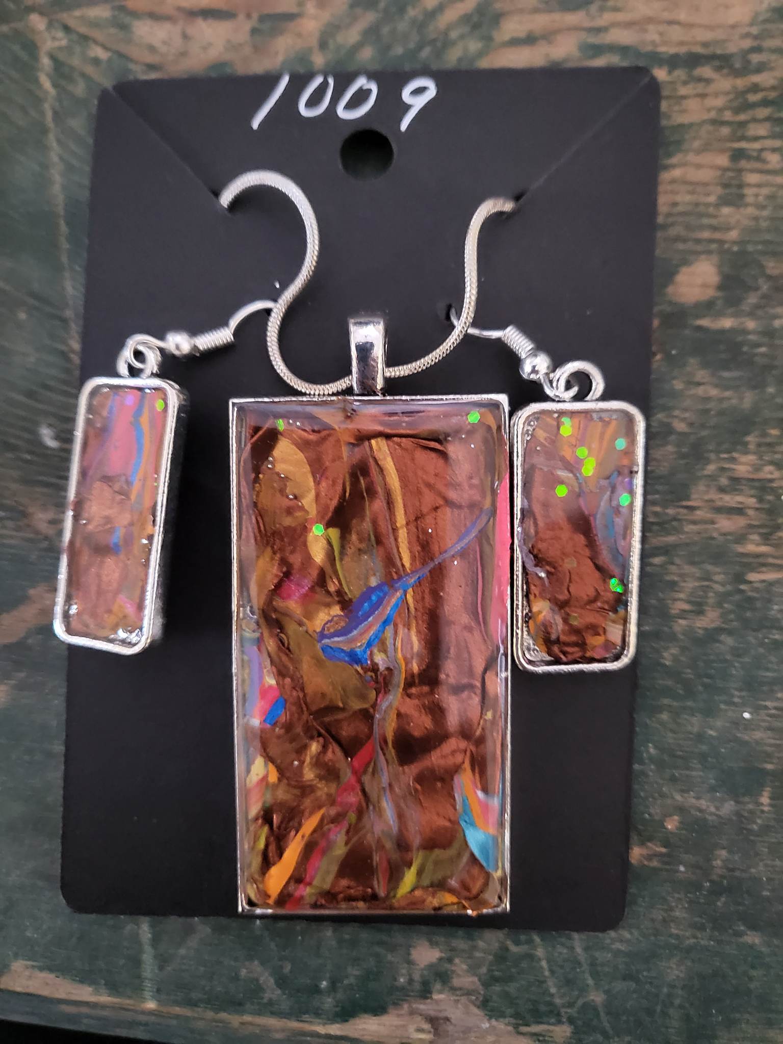 PostPalette™ Pendant & Earring Set - #1009