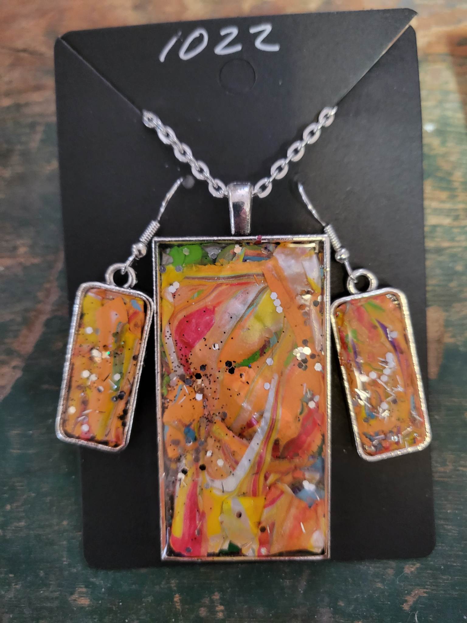 PostPalette™ Pendant & Earring Set - #1022