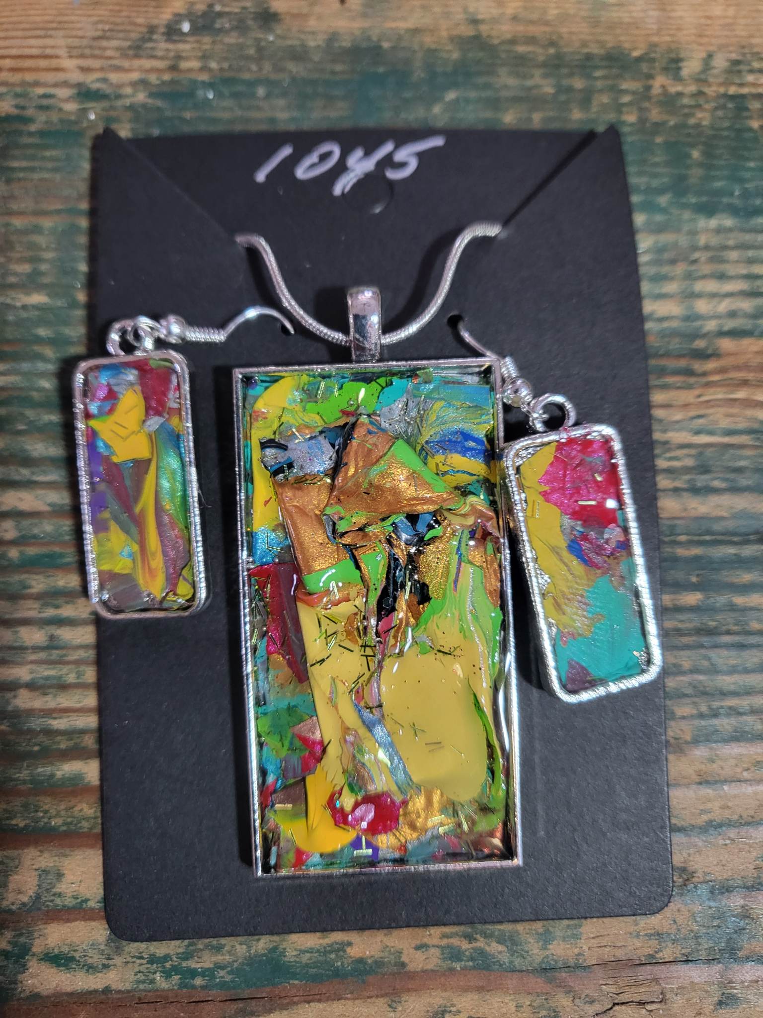 PostPalette™ Pendant & Earring Set - #1045