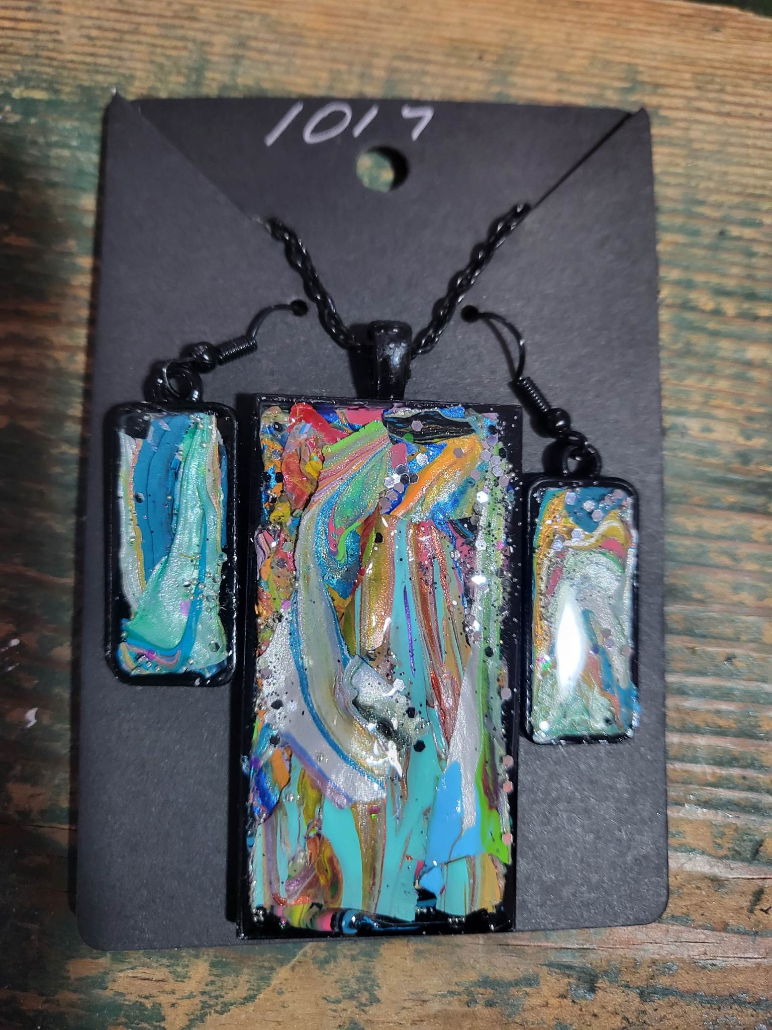 PostPalette™ Pendant & Earring Set - #1017