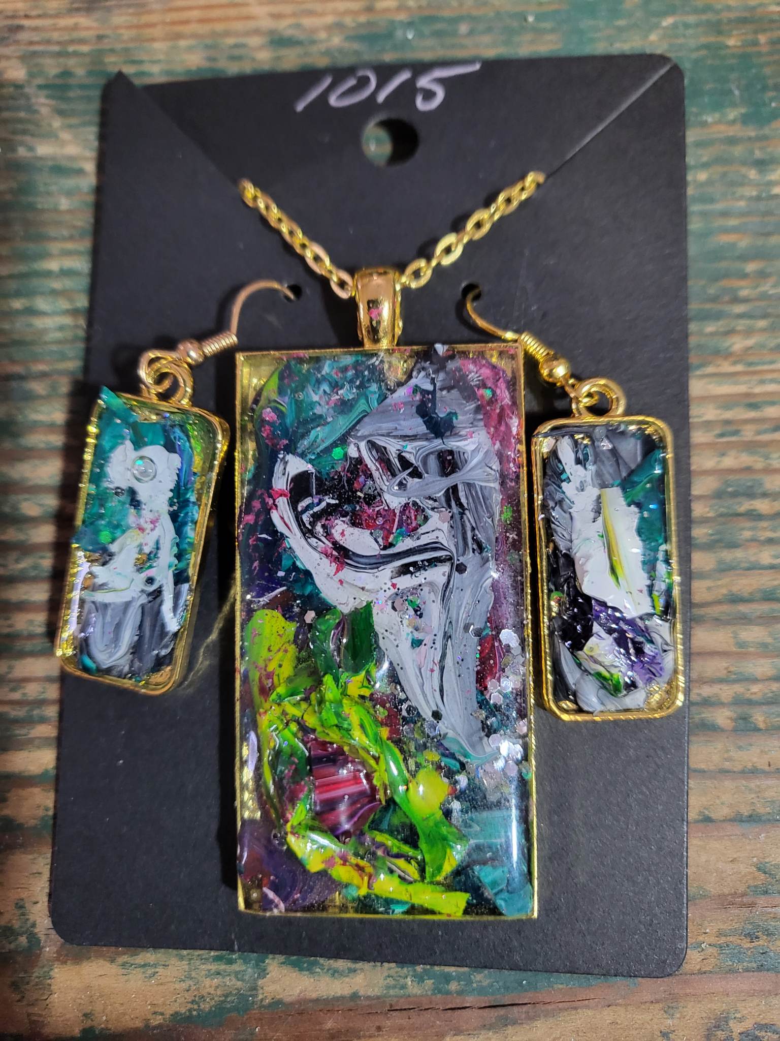 PostPalette™ Pendant & Earring Set - #1015