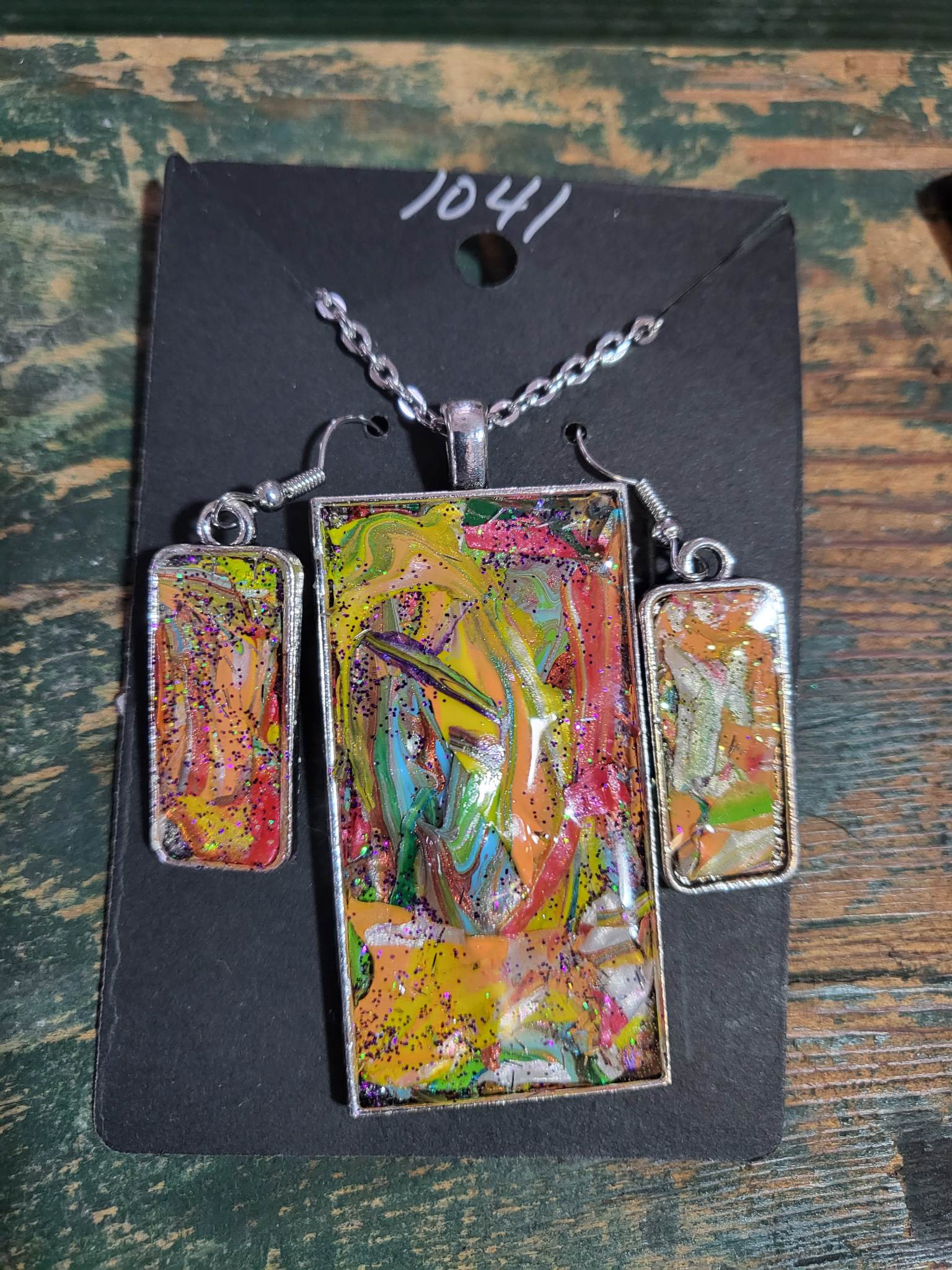 PostPalette™ Pendant & Earring Set - #1041