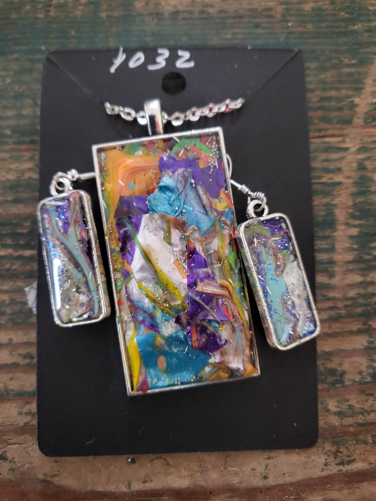 PostPalette™ Pendant & Earring Set - #1032