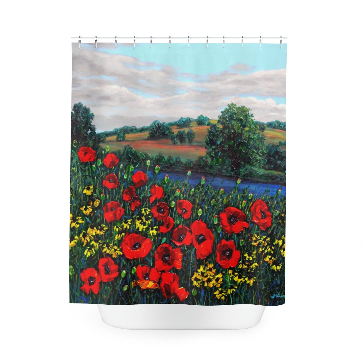 Poppies Shower Curtain