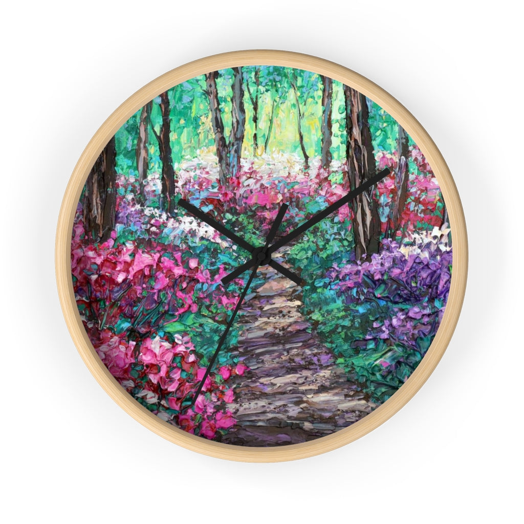 Garden Stroll Wall clock