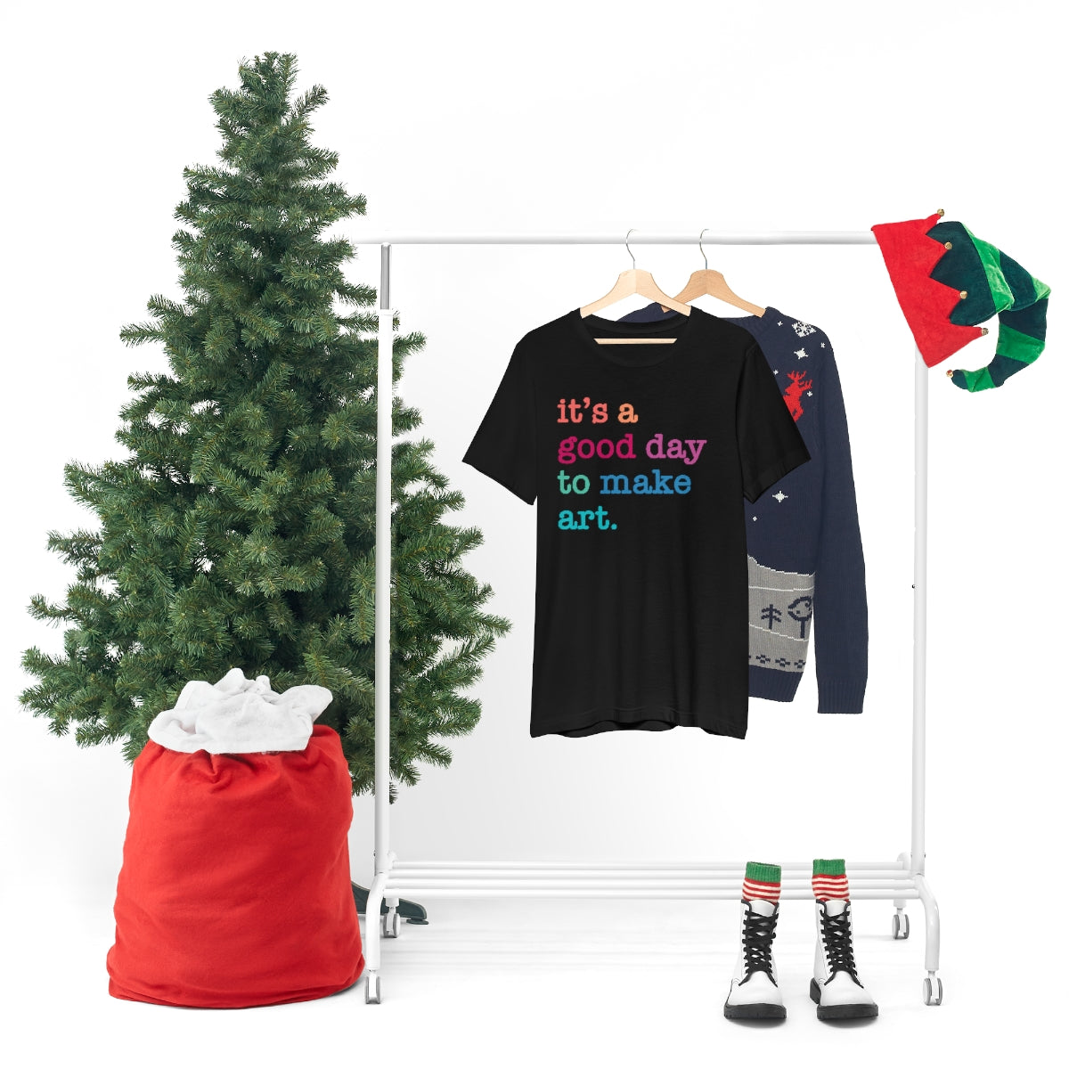 it's a good day to make art Short Sleeve Tee