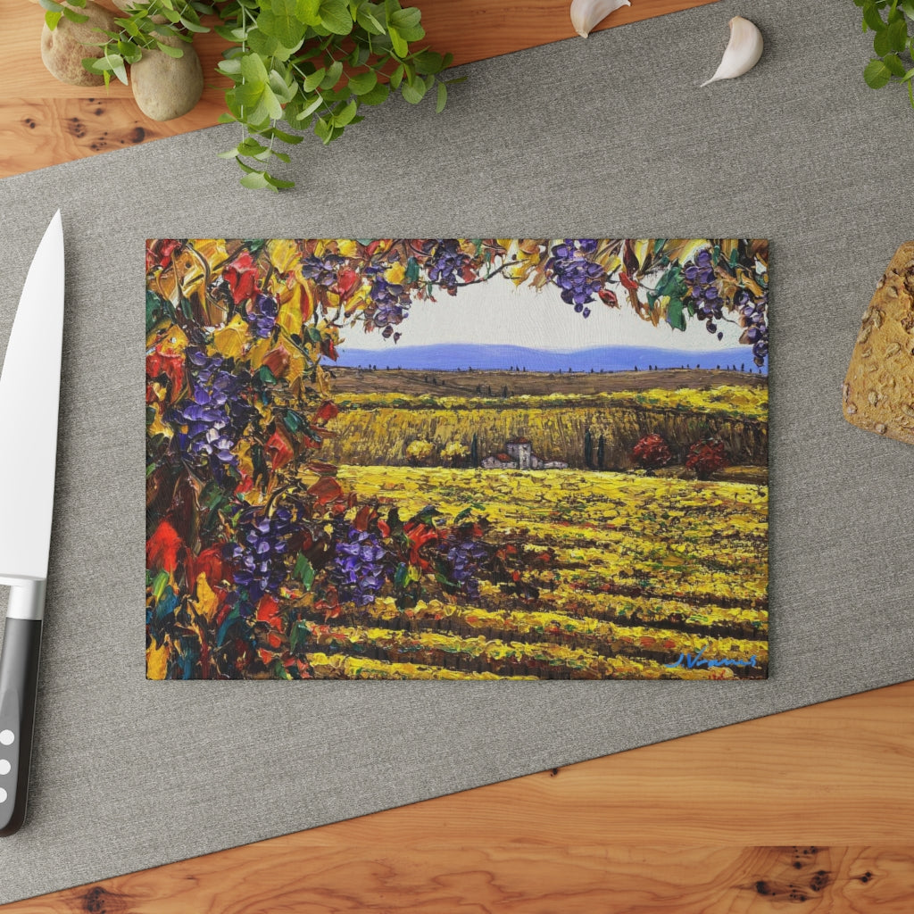 The Vineyard Glass Cutting Board