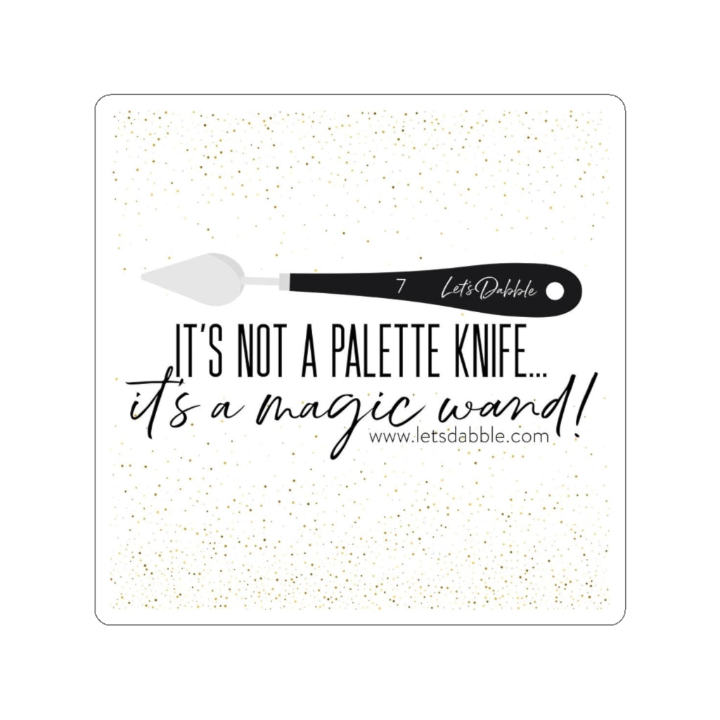 It's not a palette knife...