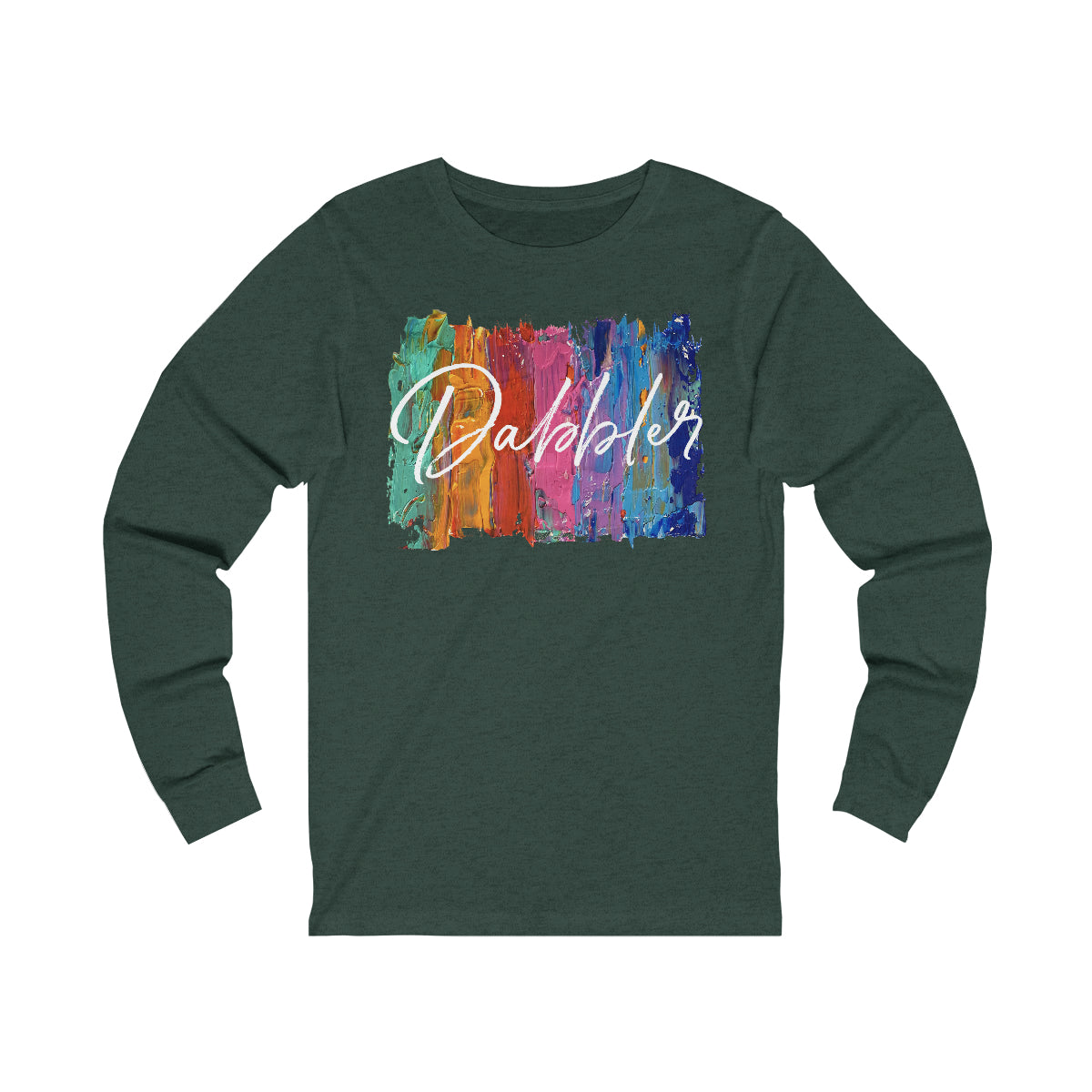 Rainbow Dabbler Long Sleeve Tee