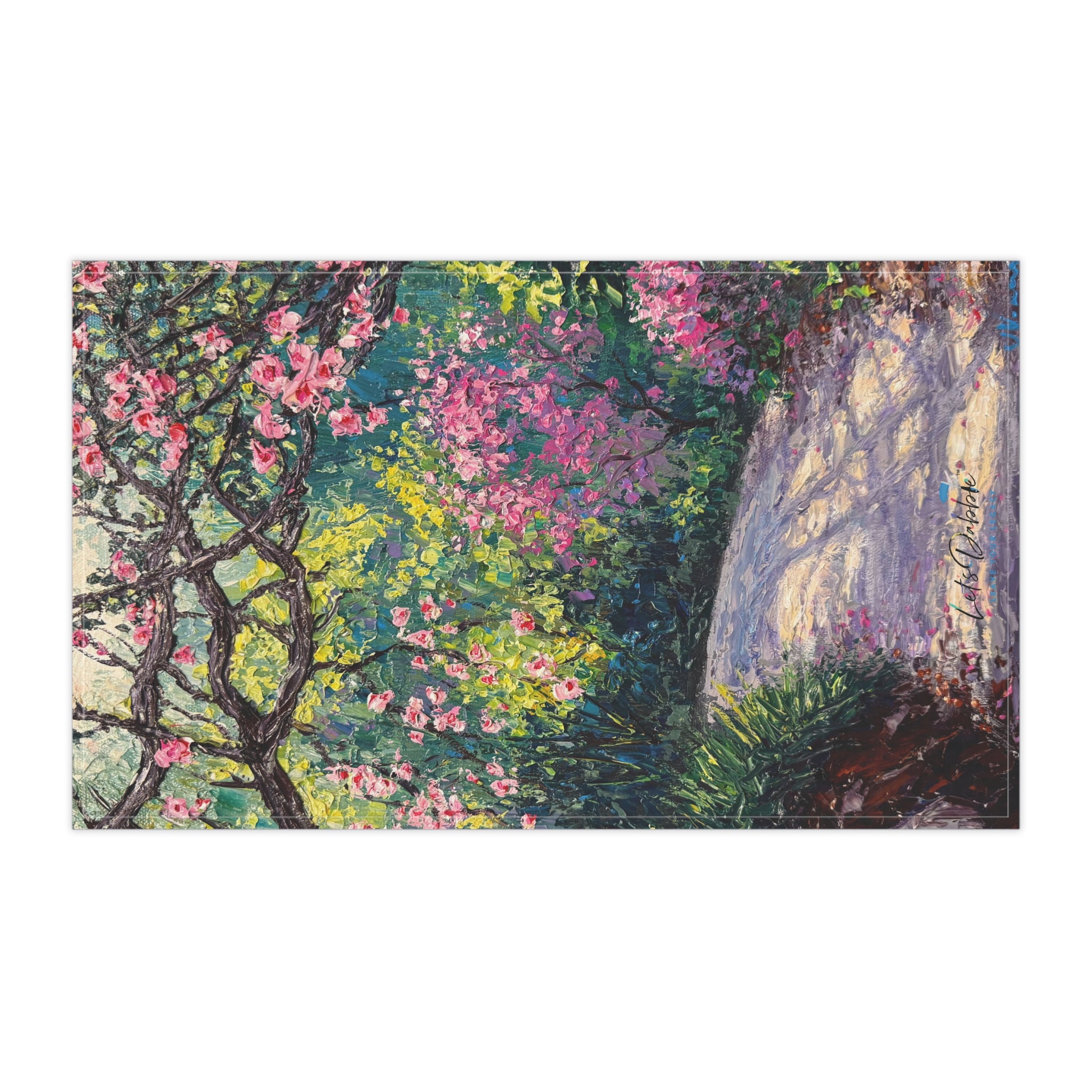 Spring Walk Tea Towel