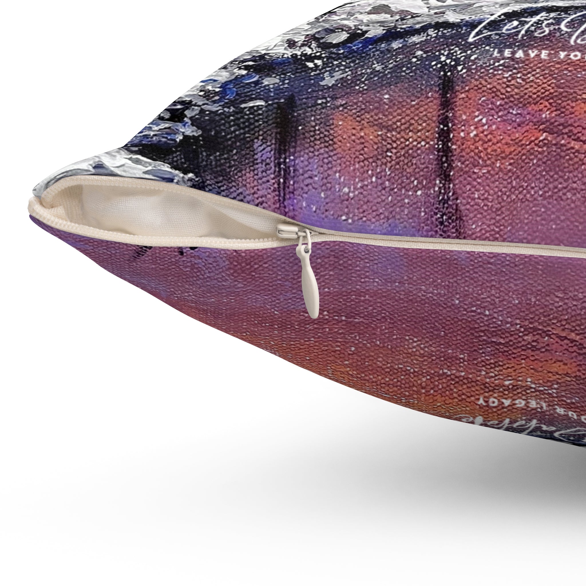 Sunset Glow Square Pillow