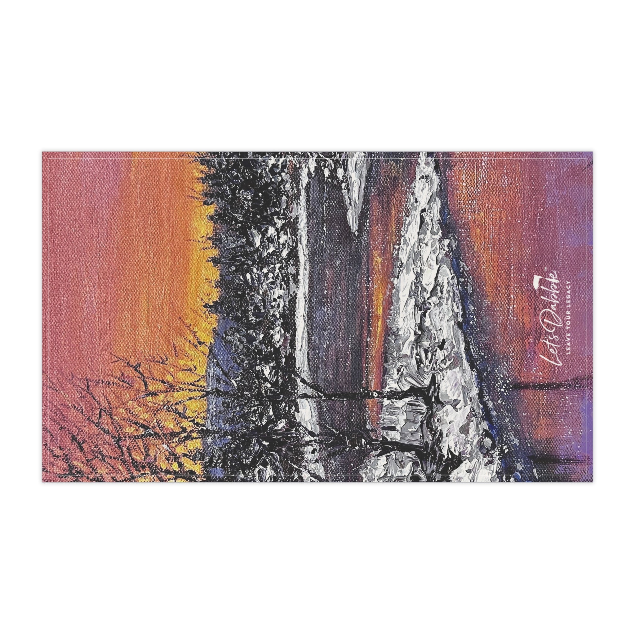 Sunset Glow Hand Towel