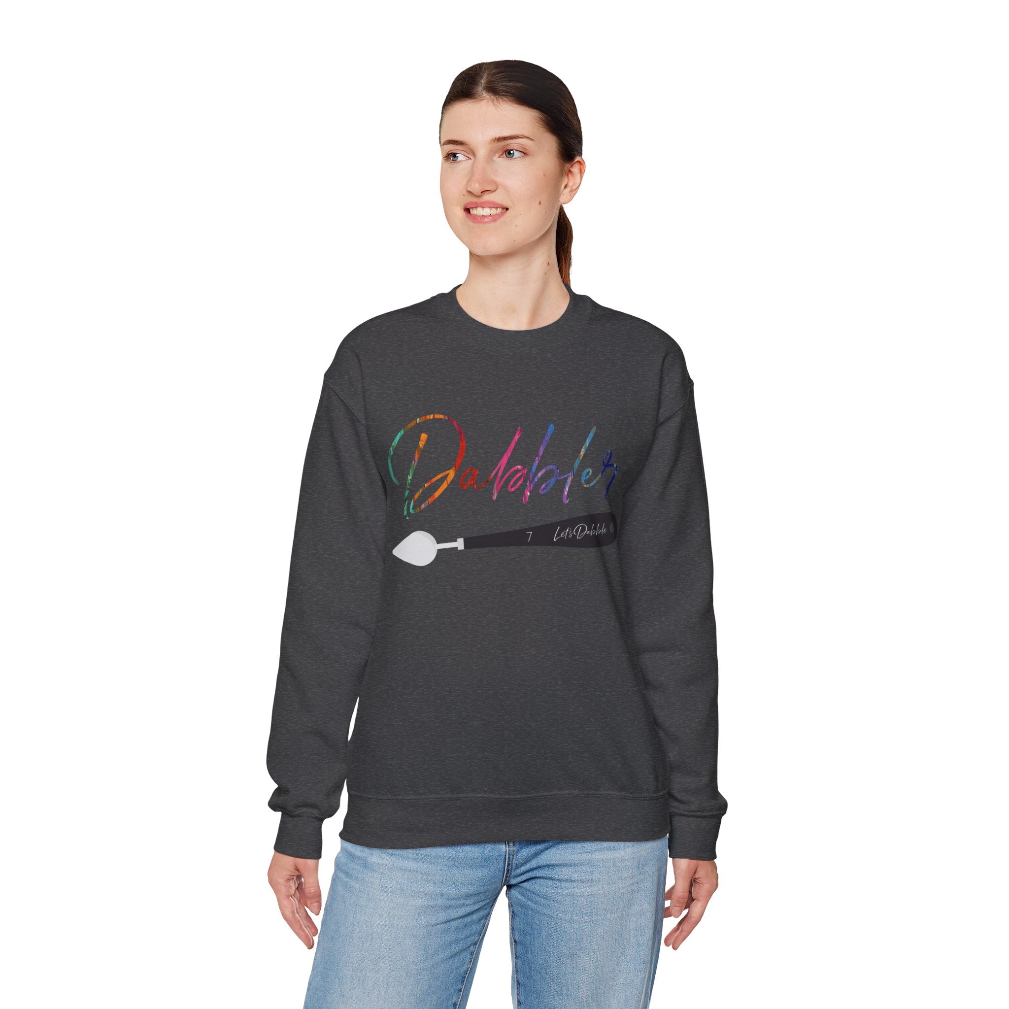 Rainbow Dabbler Crewneck Sweatshirt