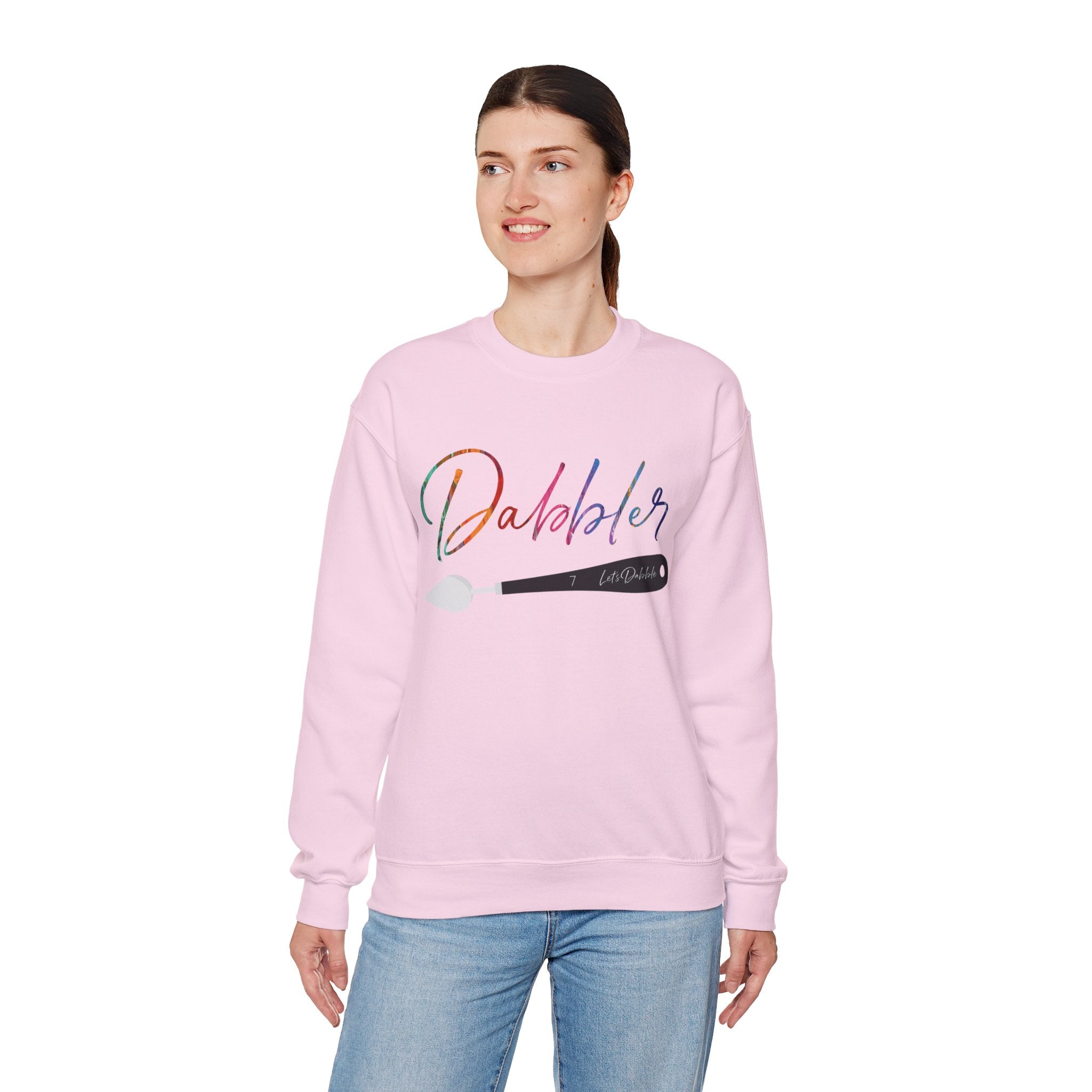 Rainbow Dabbler Crewneck Sweatshirt