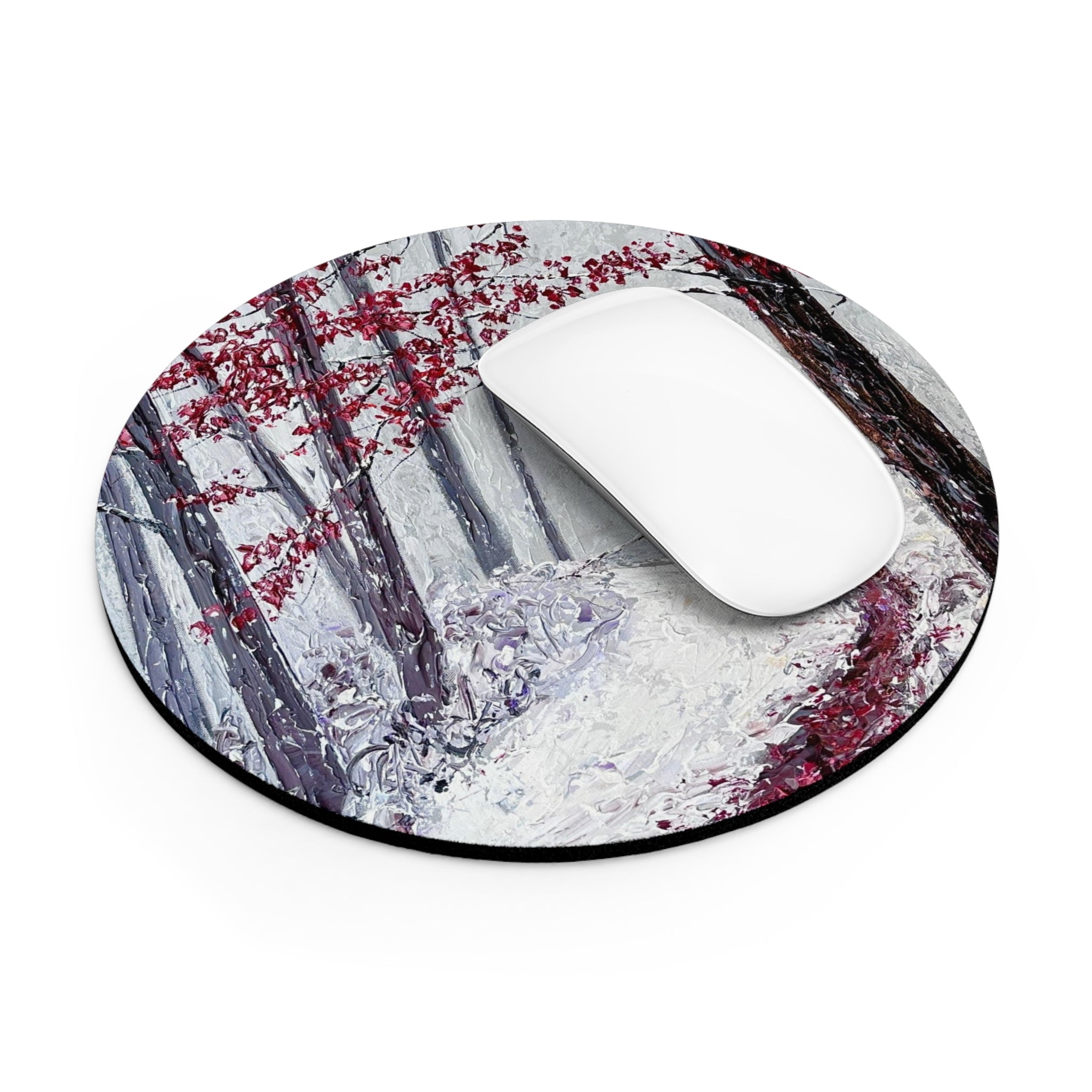 Winter Cardinal Mouse Pad