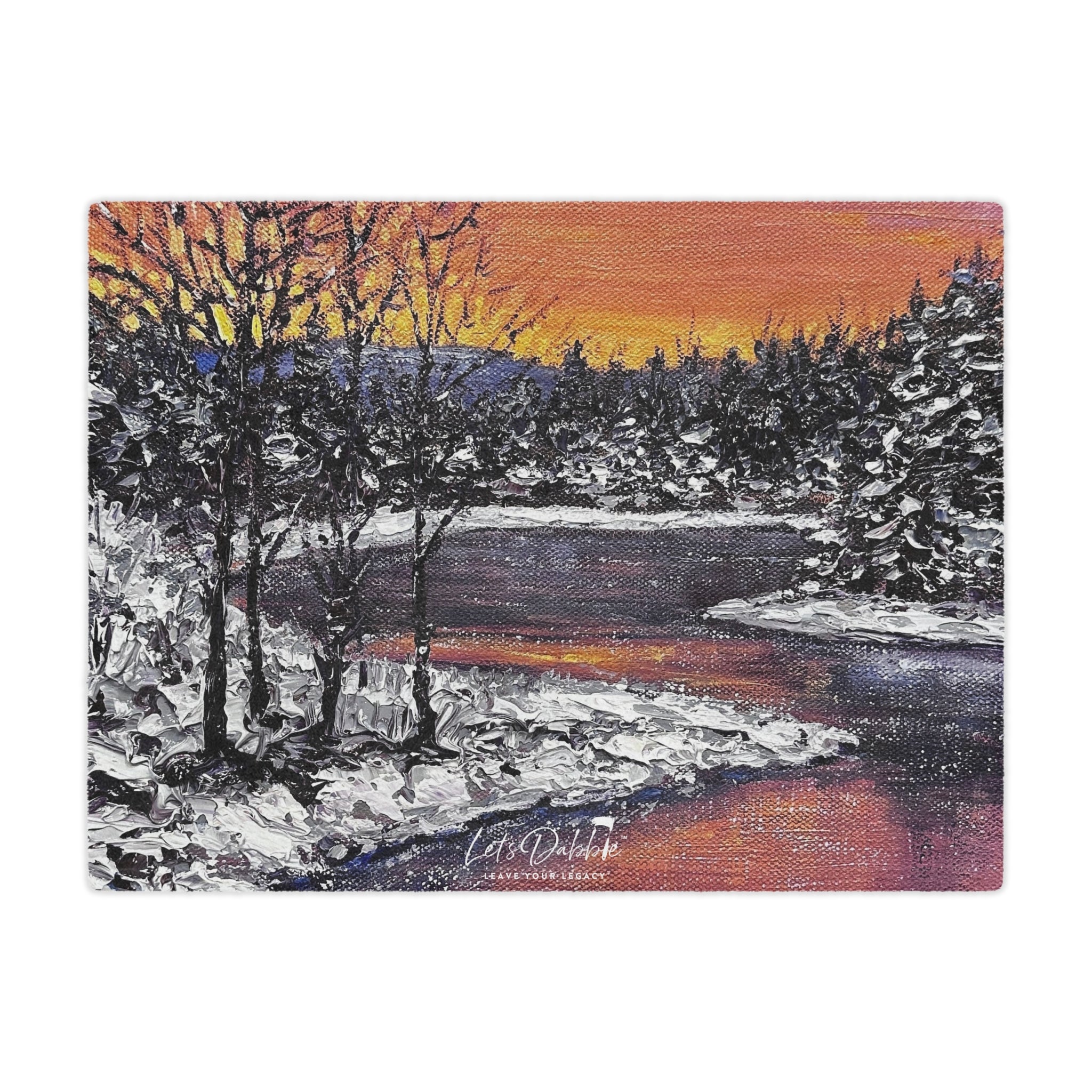 Sunset Glow Fleece Blanket