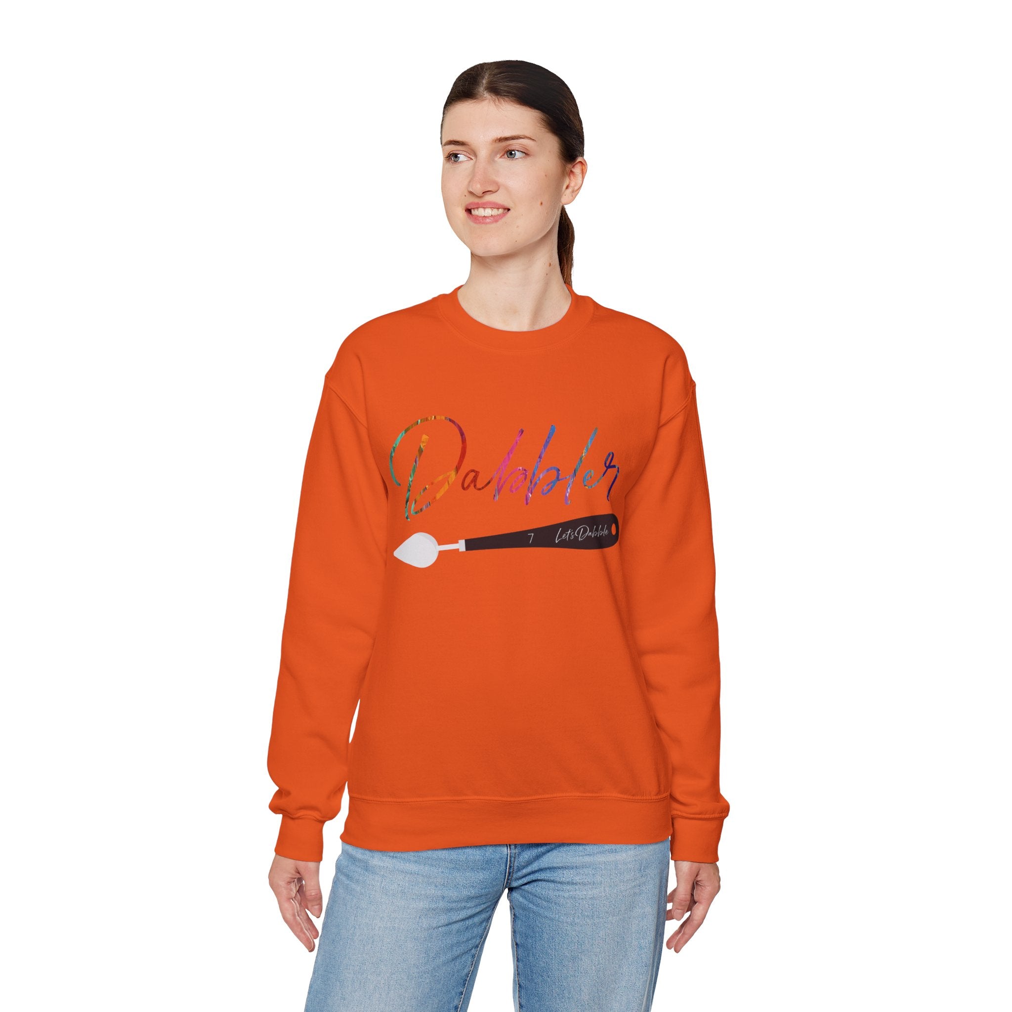 Rainbow Dabbler Crewneck Sweatshirt