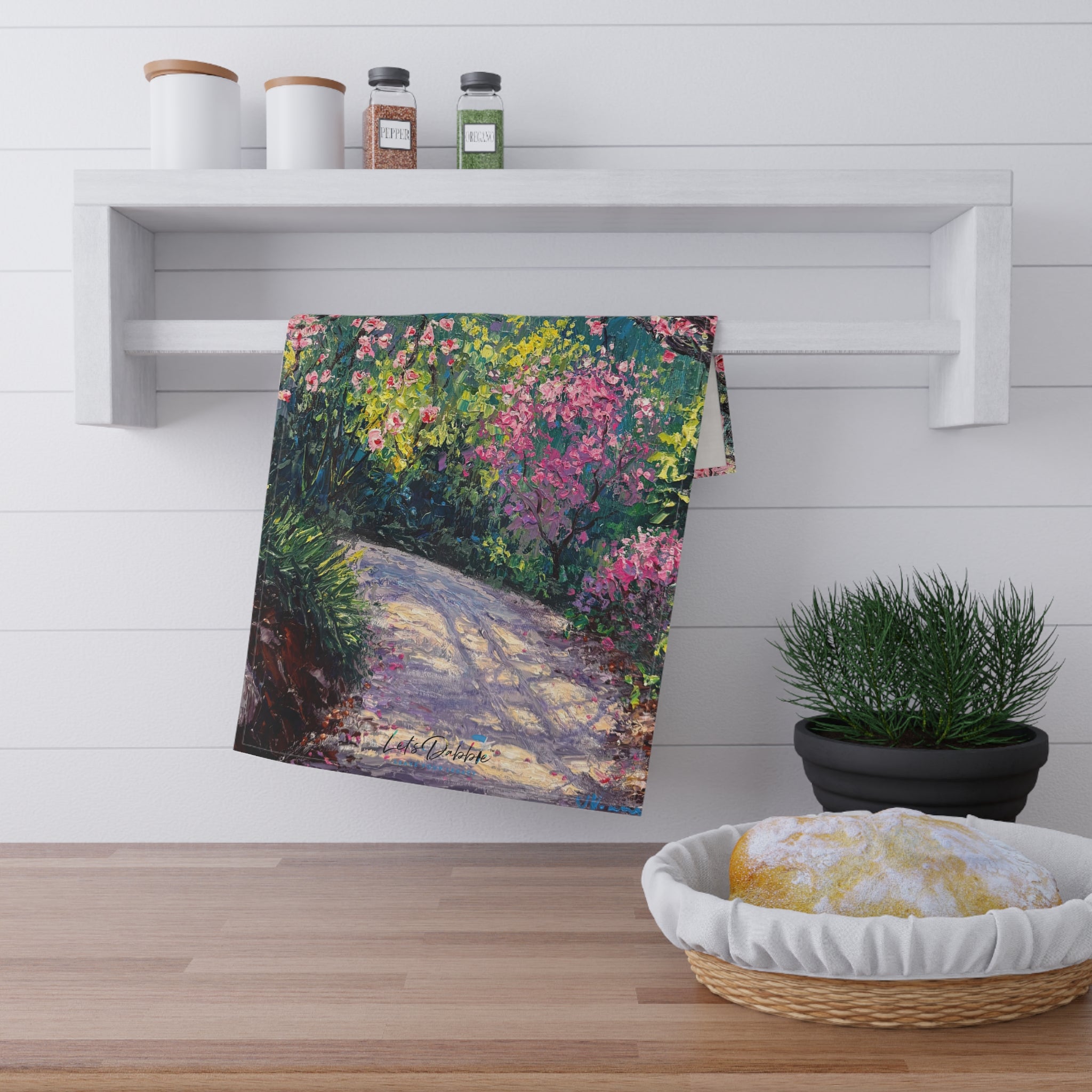 Spring Walk Tea Towel