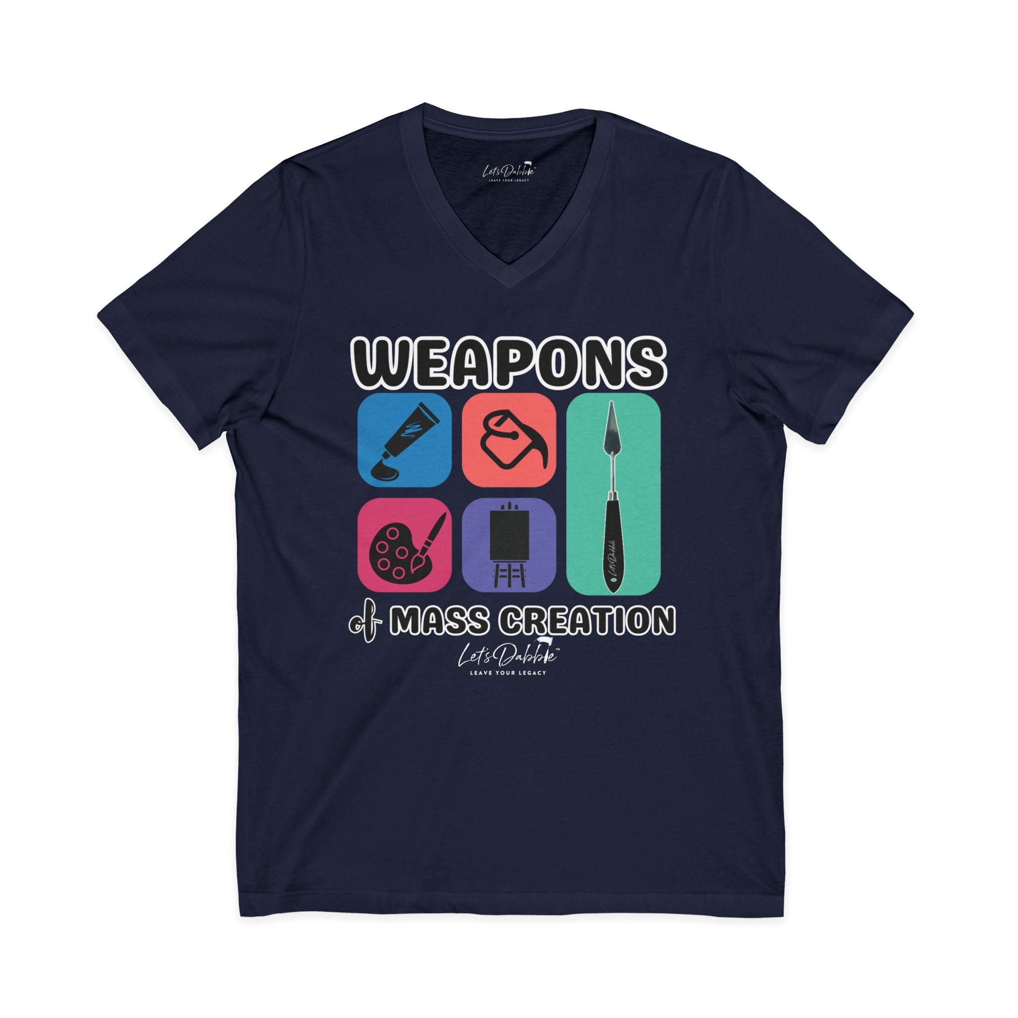 Weapons of Mass Creation V-Neck T-Shirt