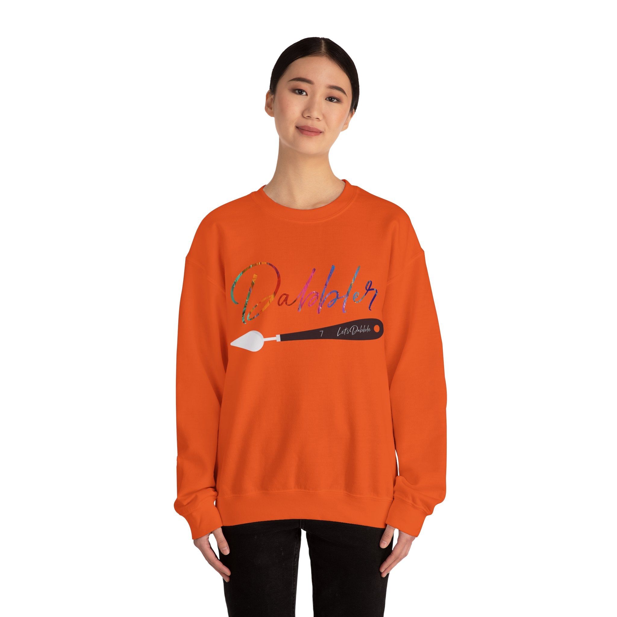 Rainbow Dabbler Crewneck Sweatshirt