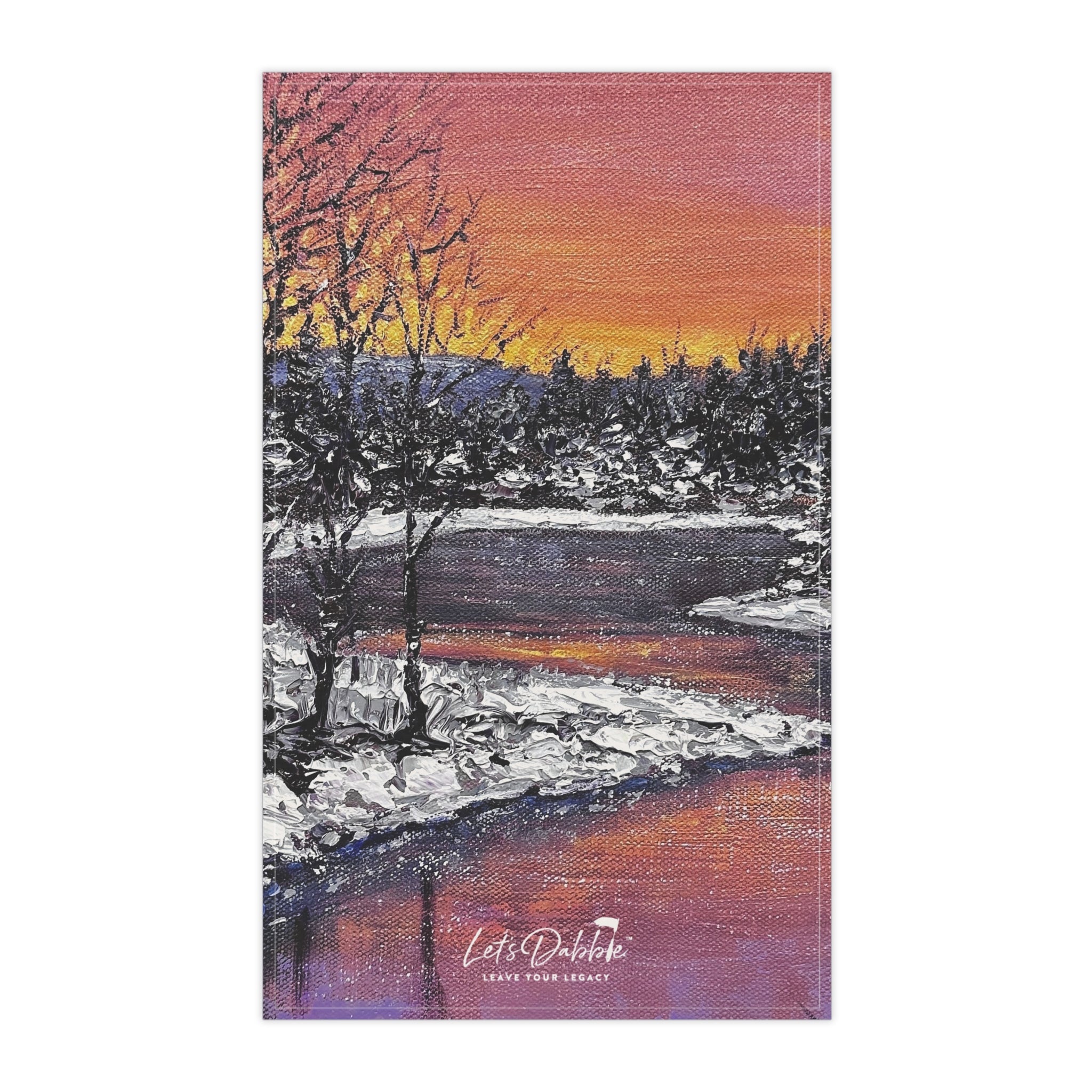 Sunset Glow Hand Towel