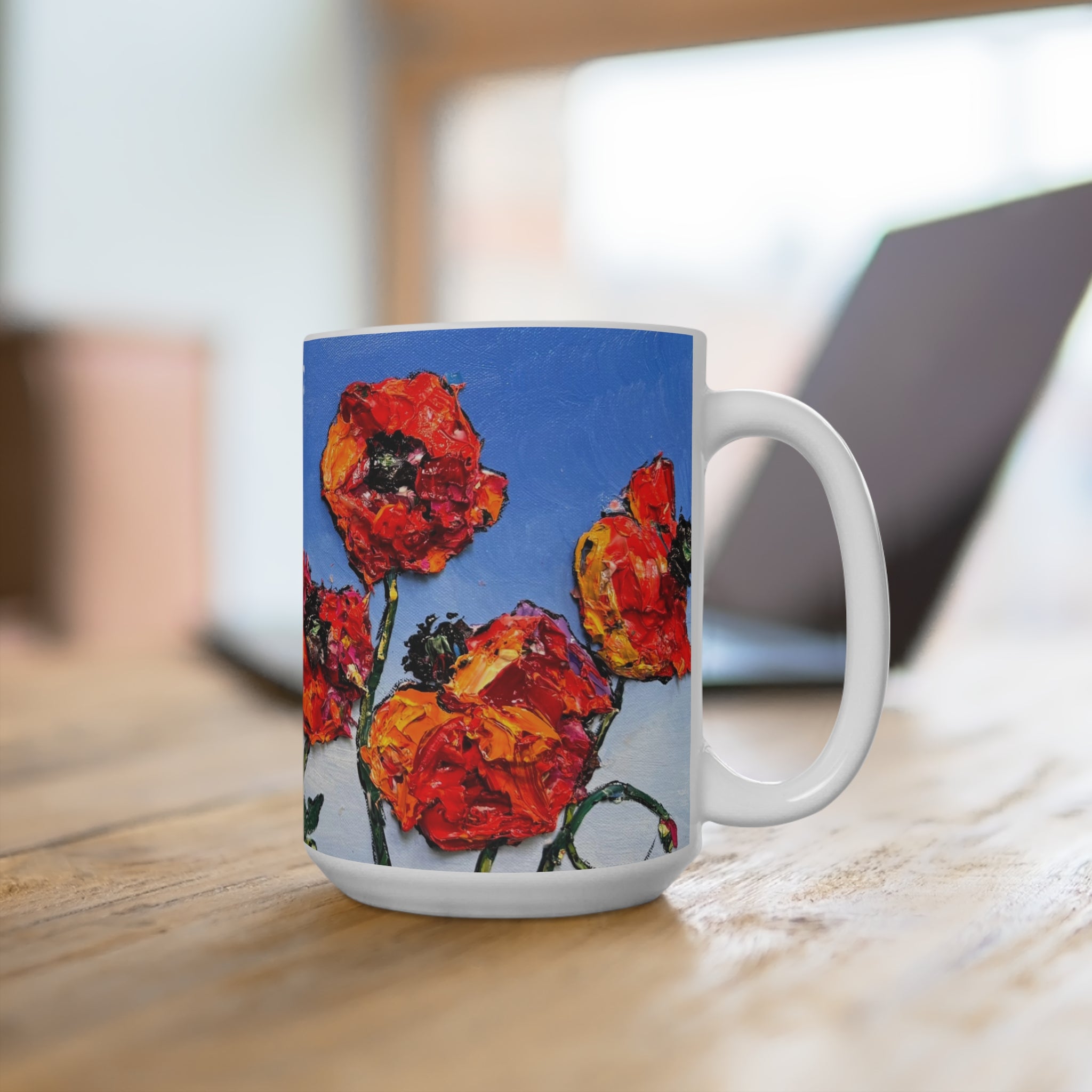 Sun-Kissed Poppies Mug