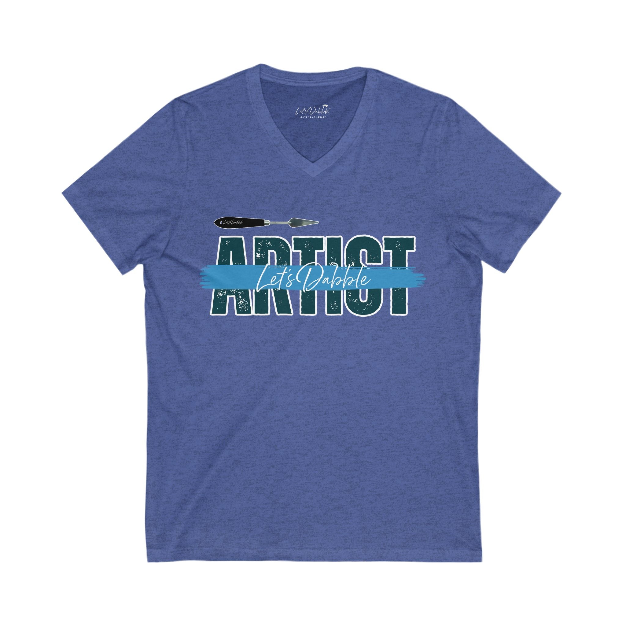 Let's Dabble Artist V-Neck Shirt