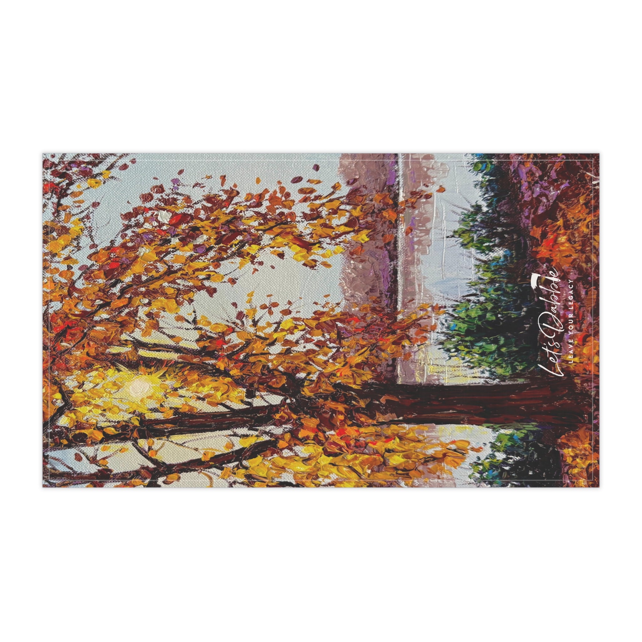 Sunlit Fall Hand Towel