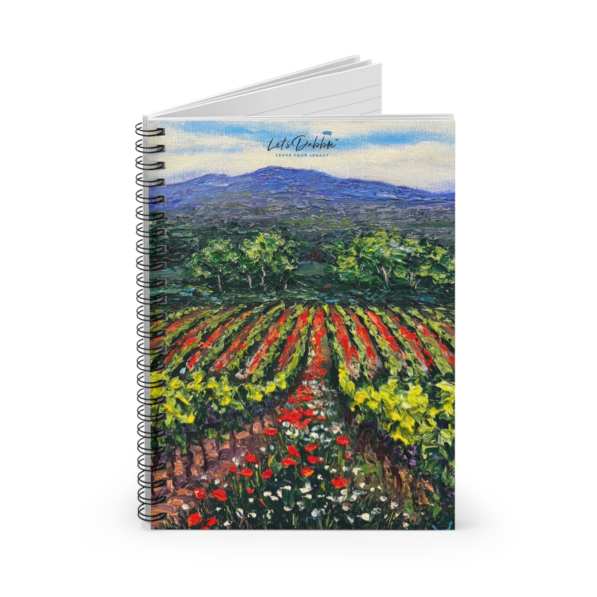 Vineyard in Bloom Notebook