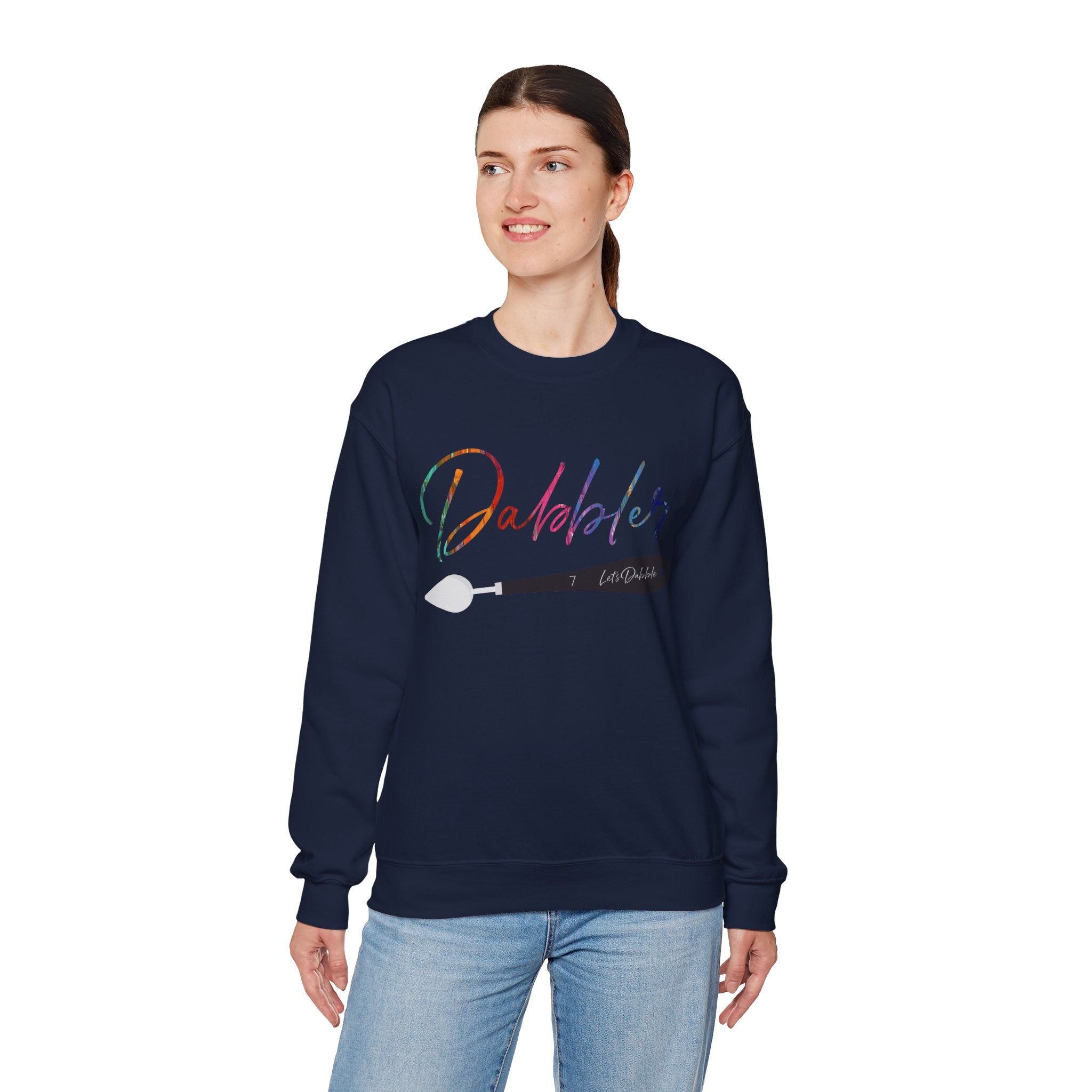 Rainbow Dabbler Crewneck Sweatshirt