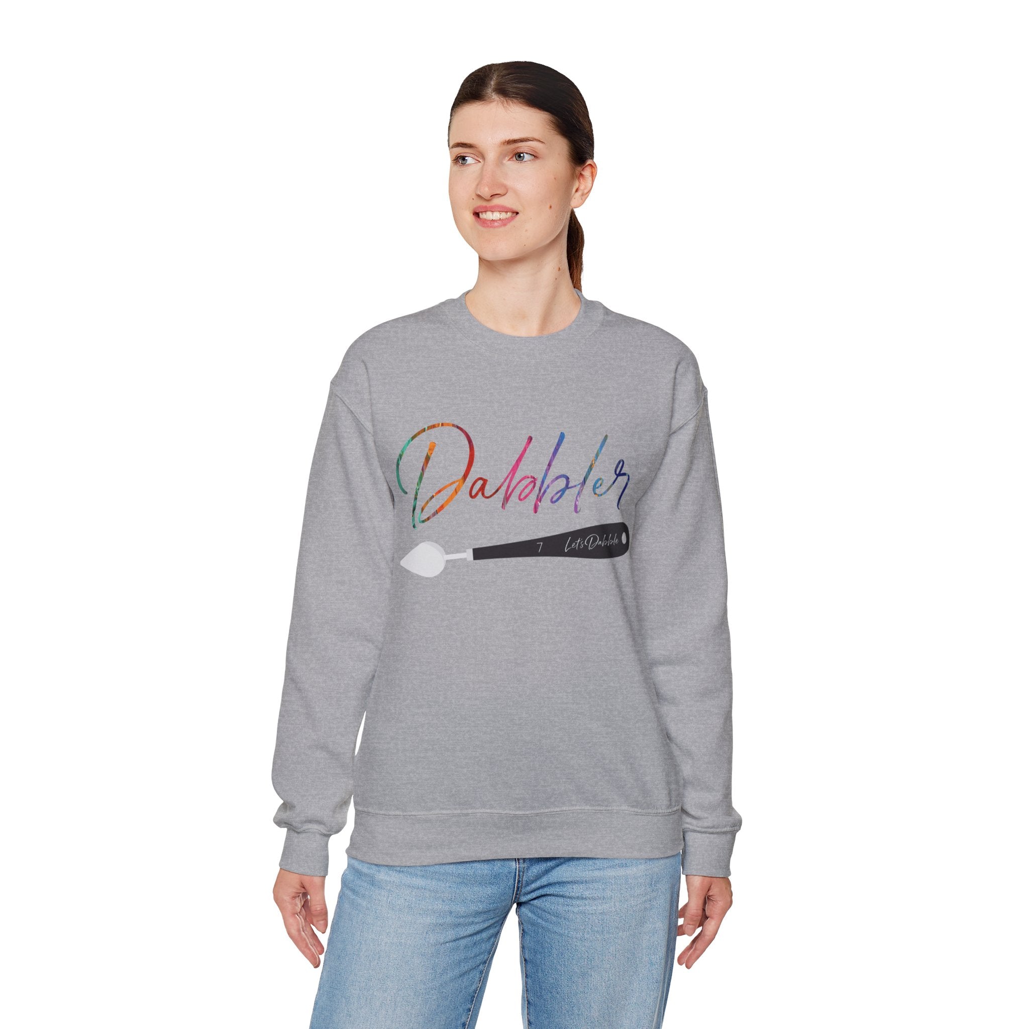 Rainbow Dabbler Crewneck Sweatshirt