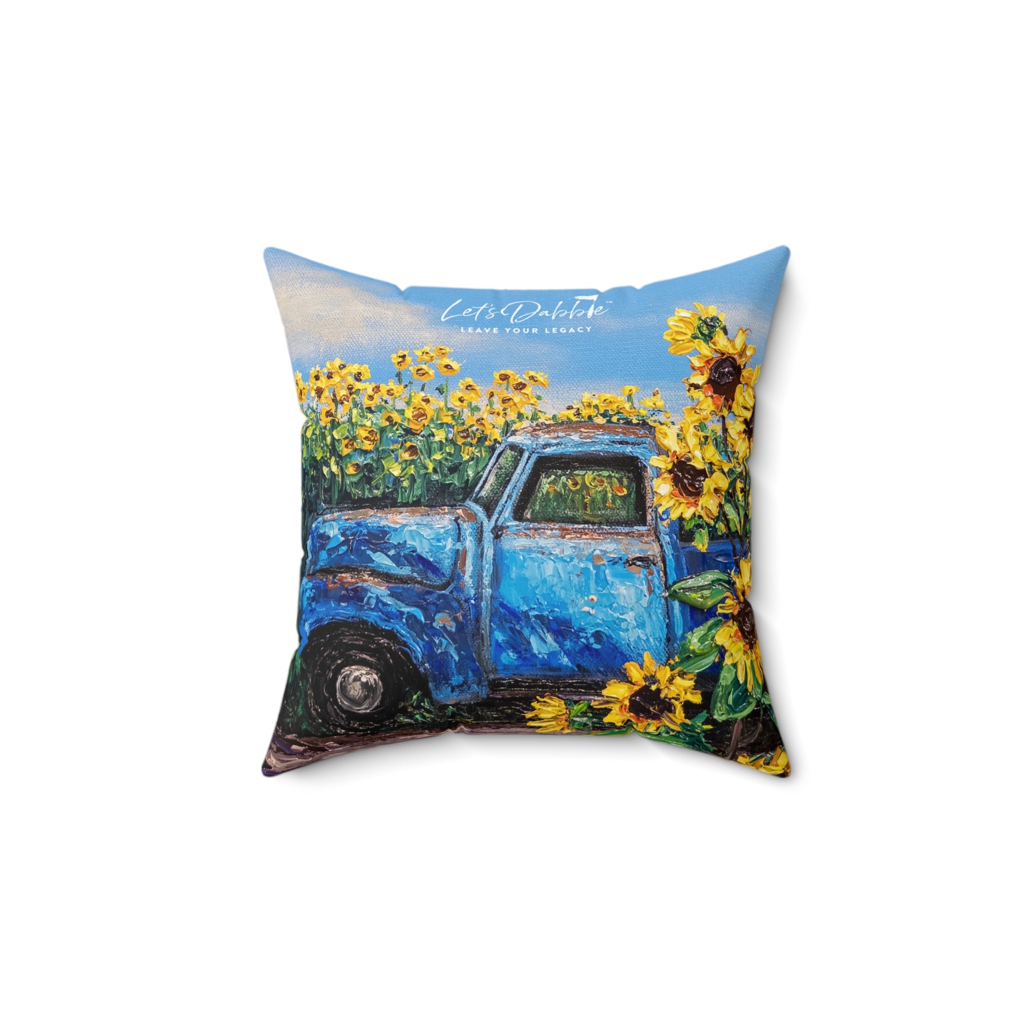 Old Blue Pillow
