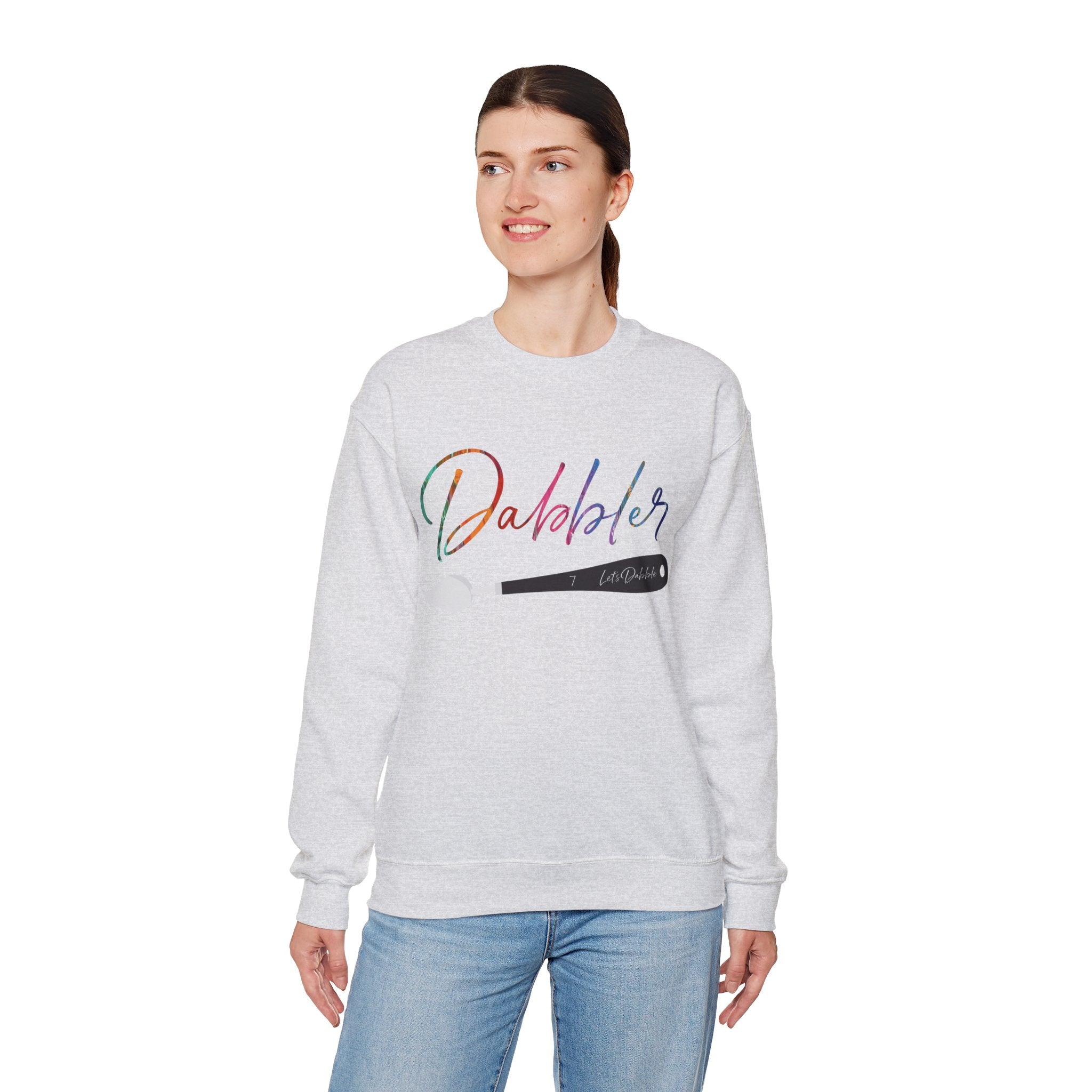 Rainbow Dabbler Crewneck Sweatshirt