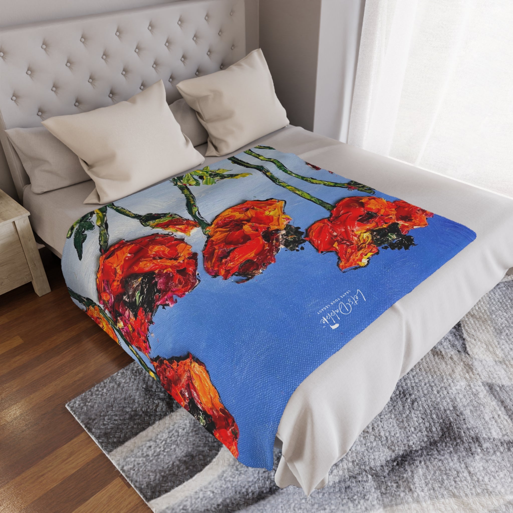 Sun-Kissed Poppies - Blanket