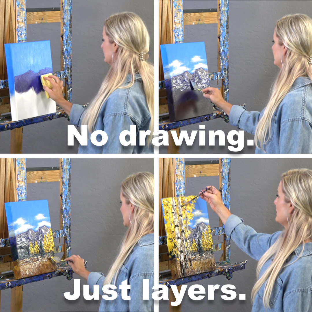 Aspen Gold - Learn to Paint Kit