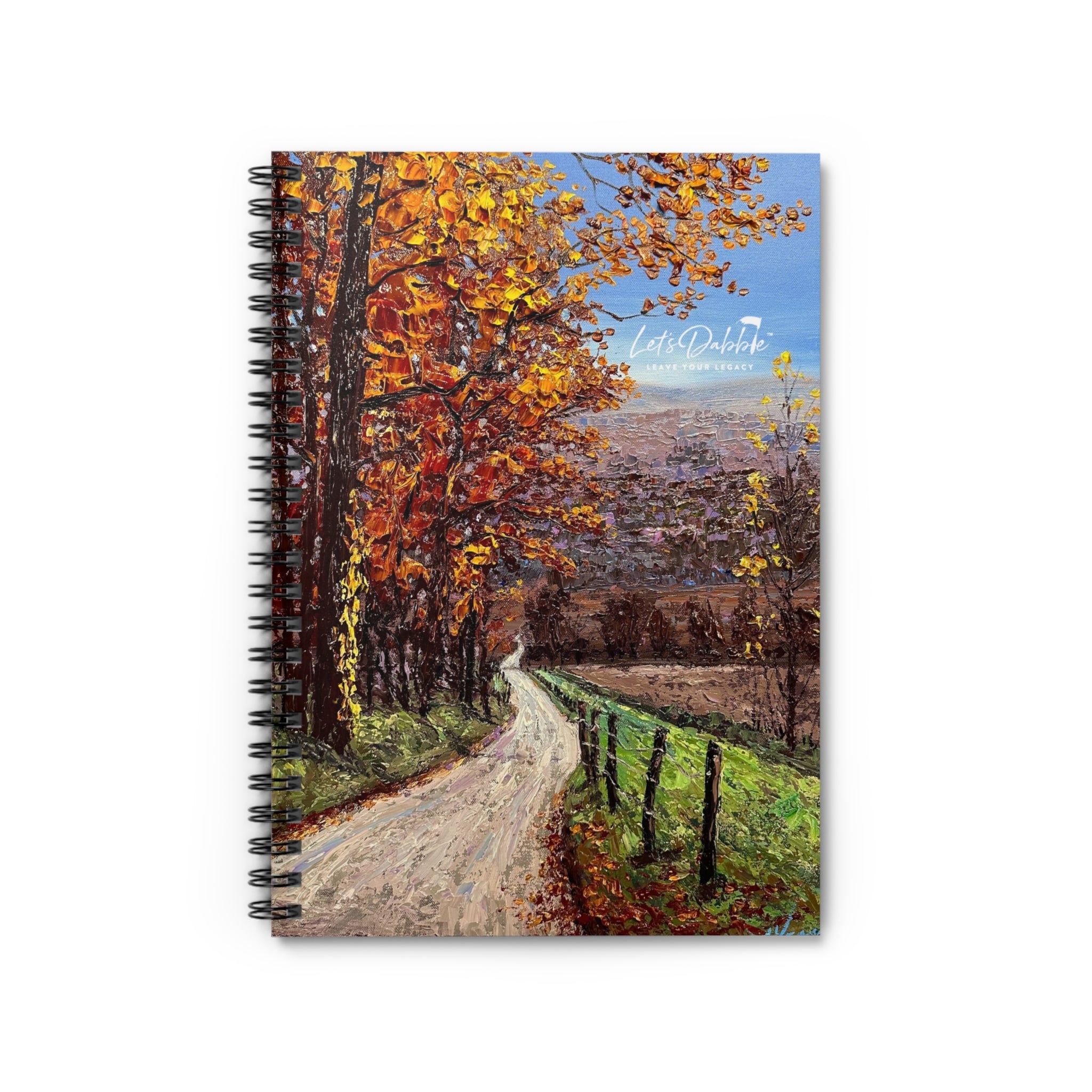 Winding Through Fall Notebook