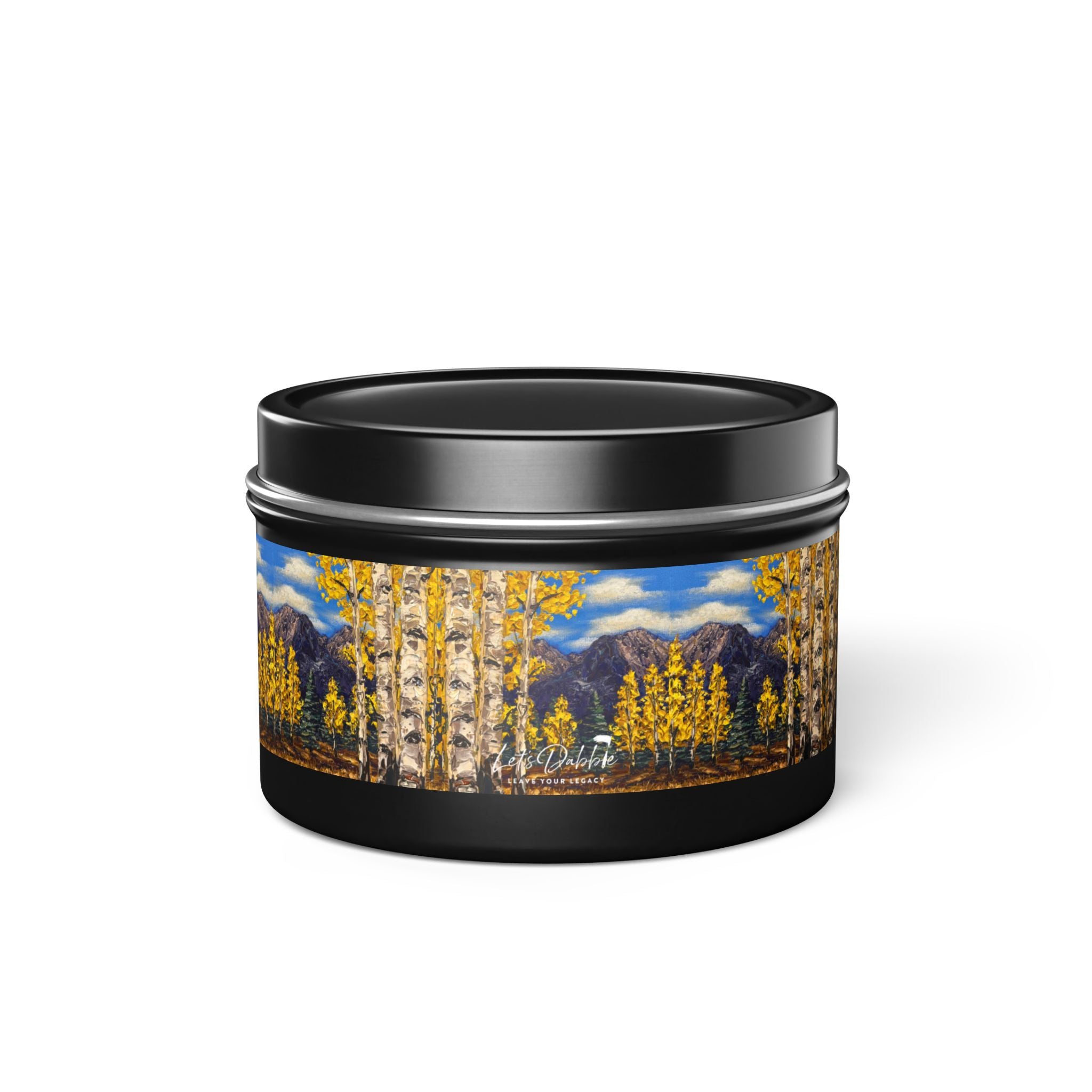 Aspen Gold Tin Candle