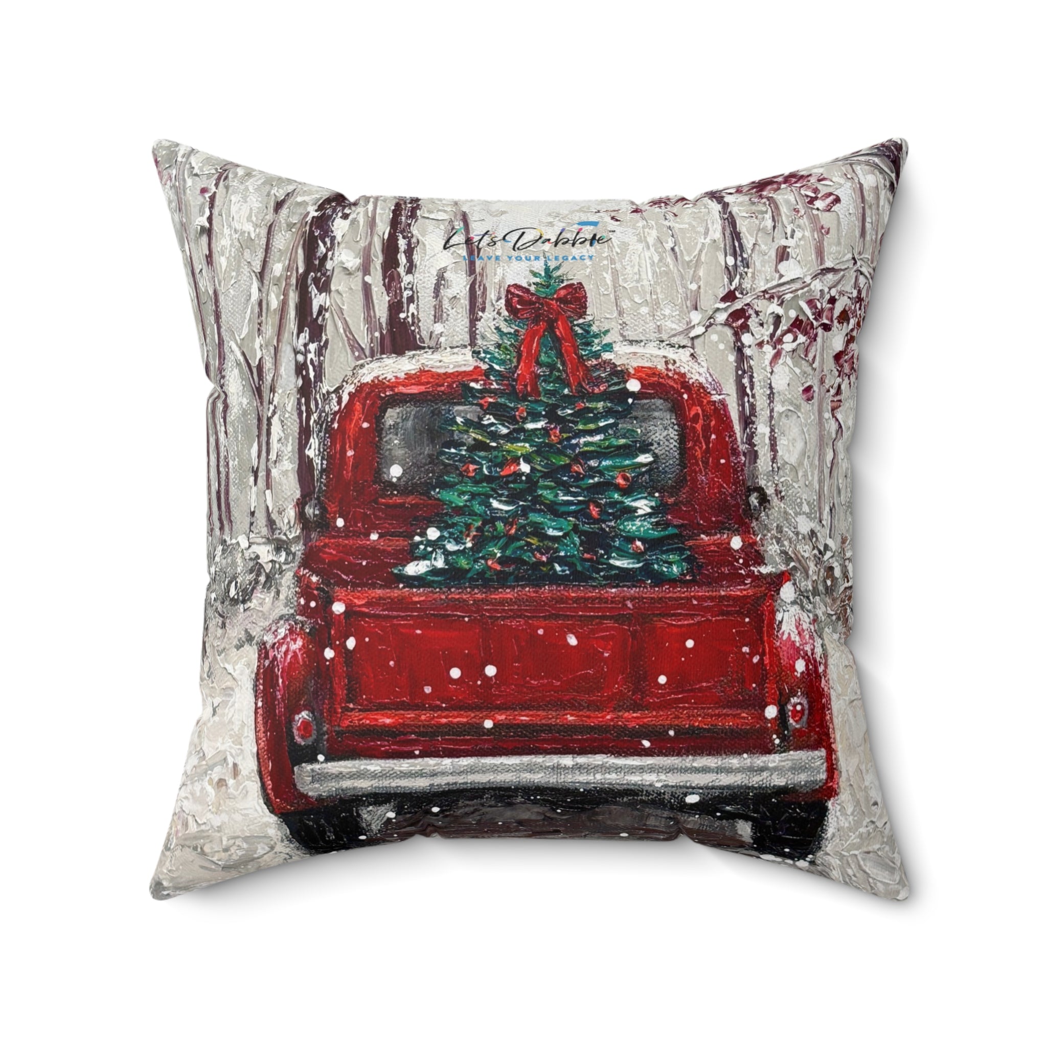 Christmas Delivery Square Pillow