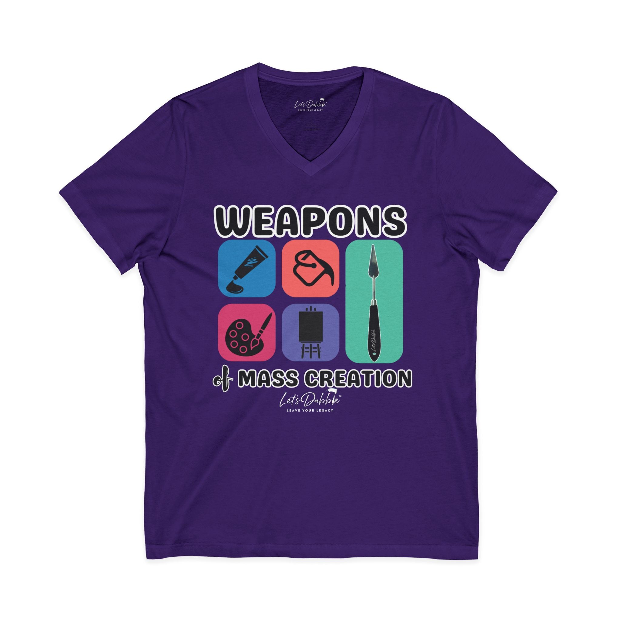 Weapons of Mass Creation V-Neck T-Shirt