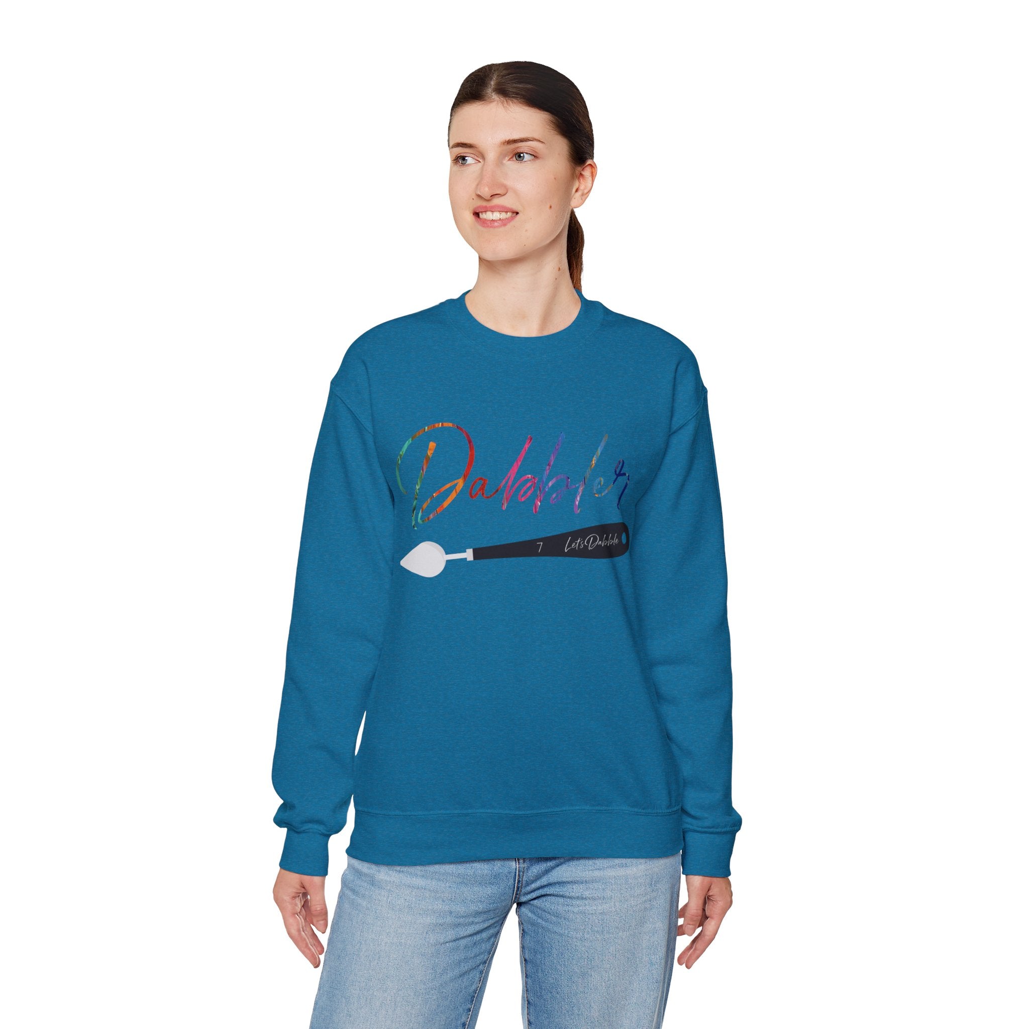 Rainbow Dabbler Crewneck Sweatshirt