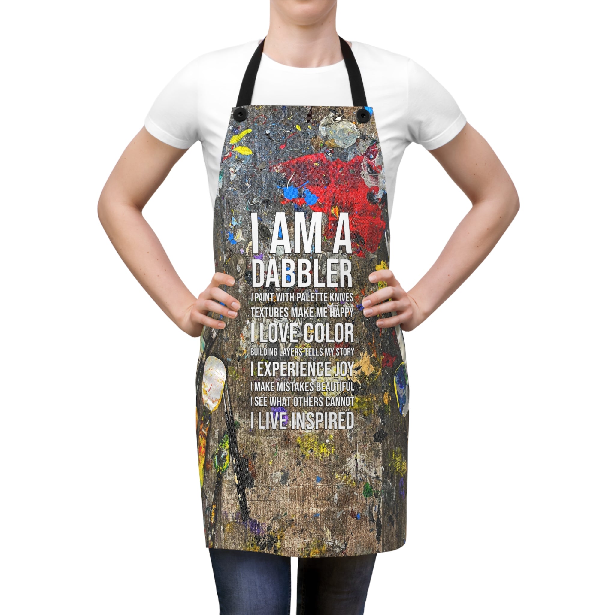 Let's Dabble Apron - Dabbler Manifesto