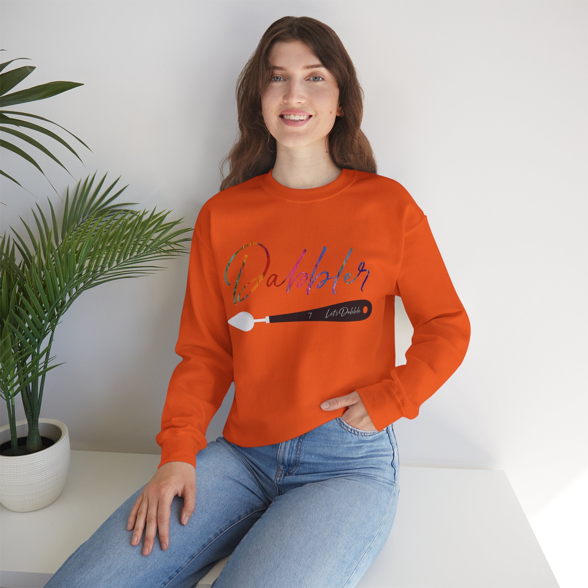 Rainbow Dabbler Crewneck Sweatshirt