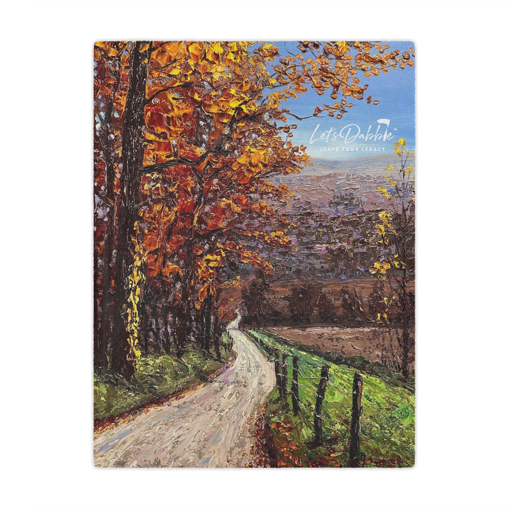 Winding Through Fall Blanket