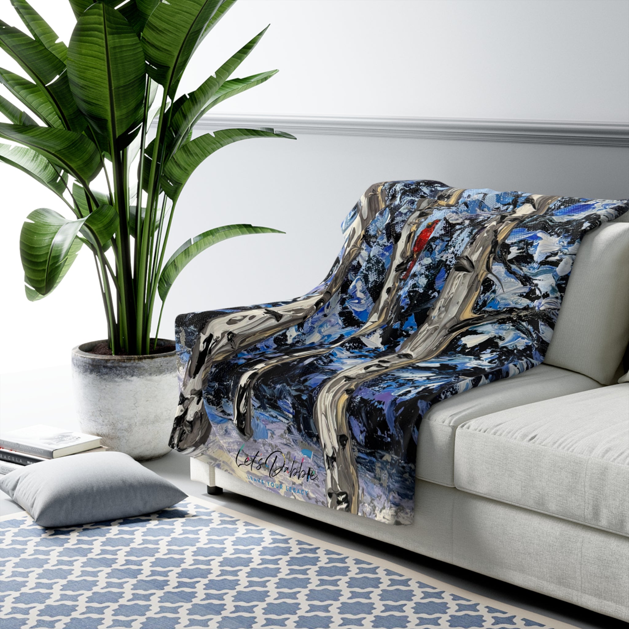 Snowy Sentinel Blanket